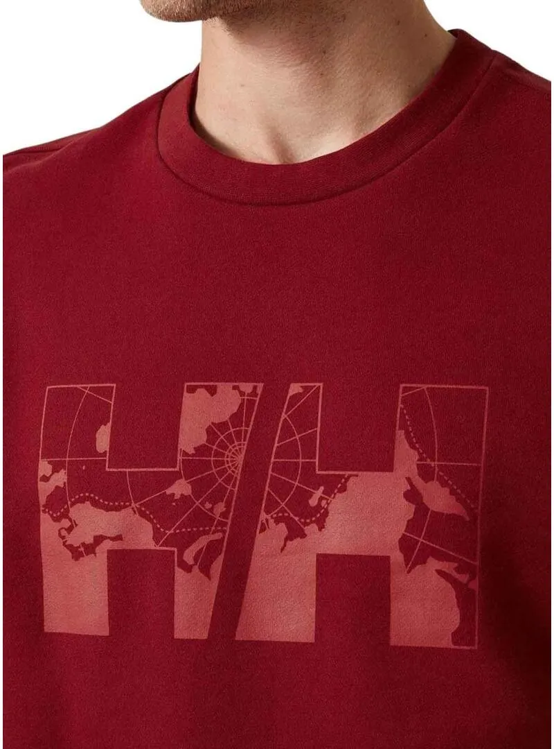 Felpa Helly Hansen Arctic Granata da uomo