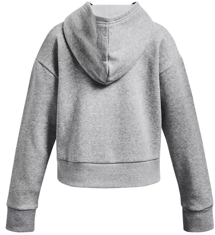 Felpe con cappuccio Under Armour UA Rival Fleece Crop Hoodie-GRY
