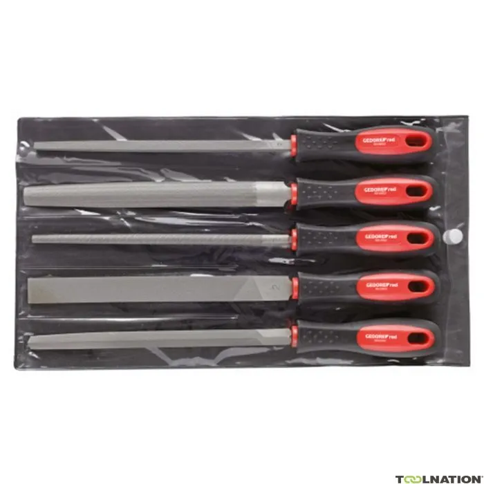 Gedore RED 3301597 R93000005 Set di lime da 5 pezzi