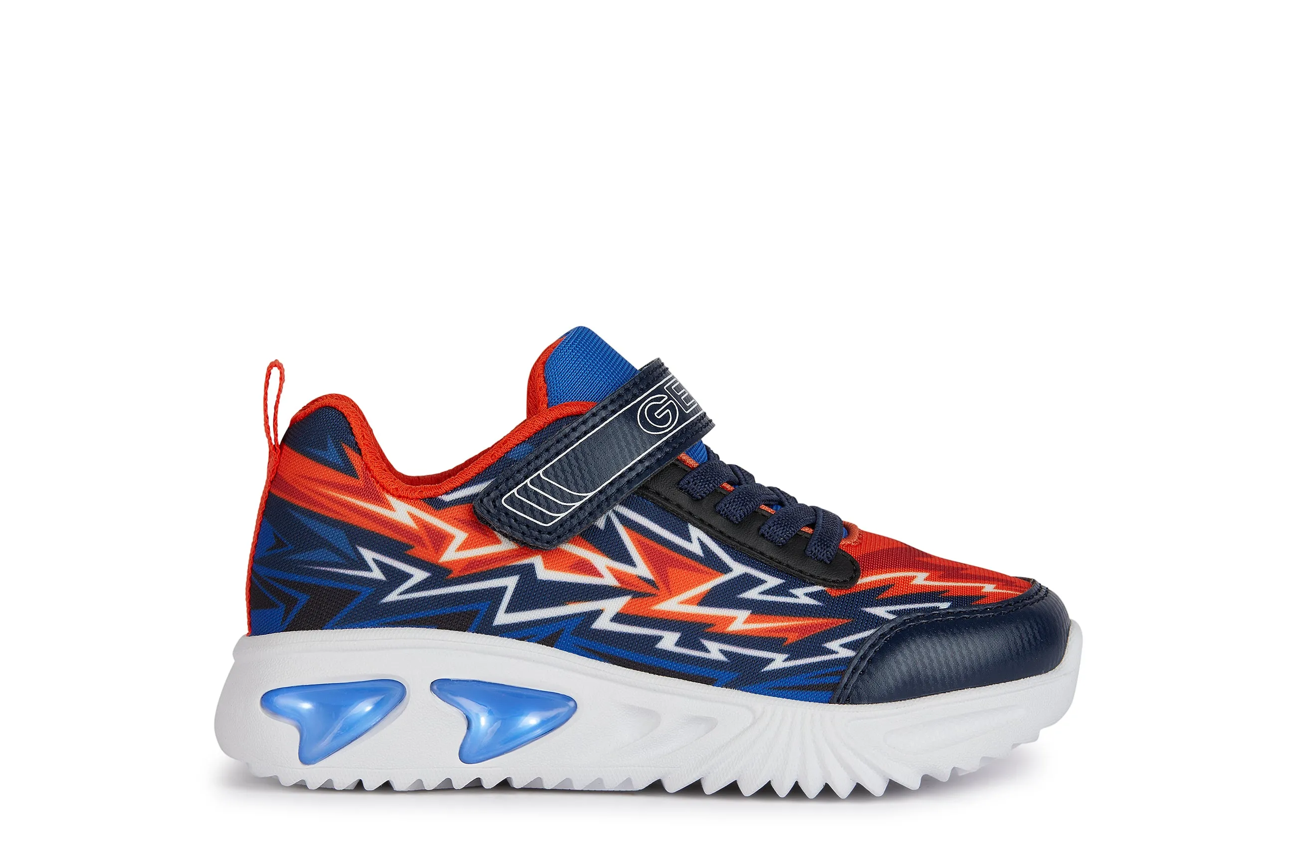 GEOX Sneaker Con Strappo Bambino - J45DZB02ACE NAVY/RED  