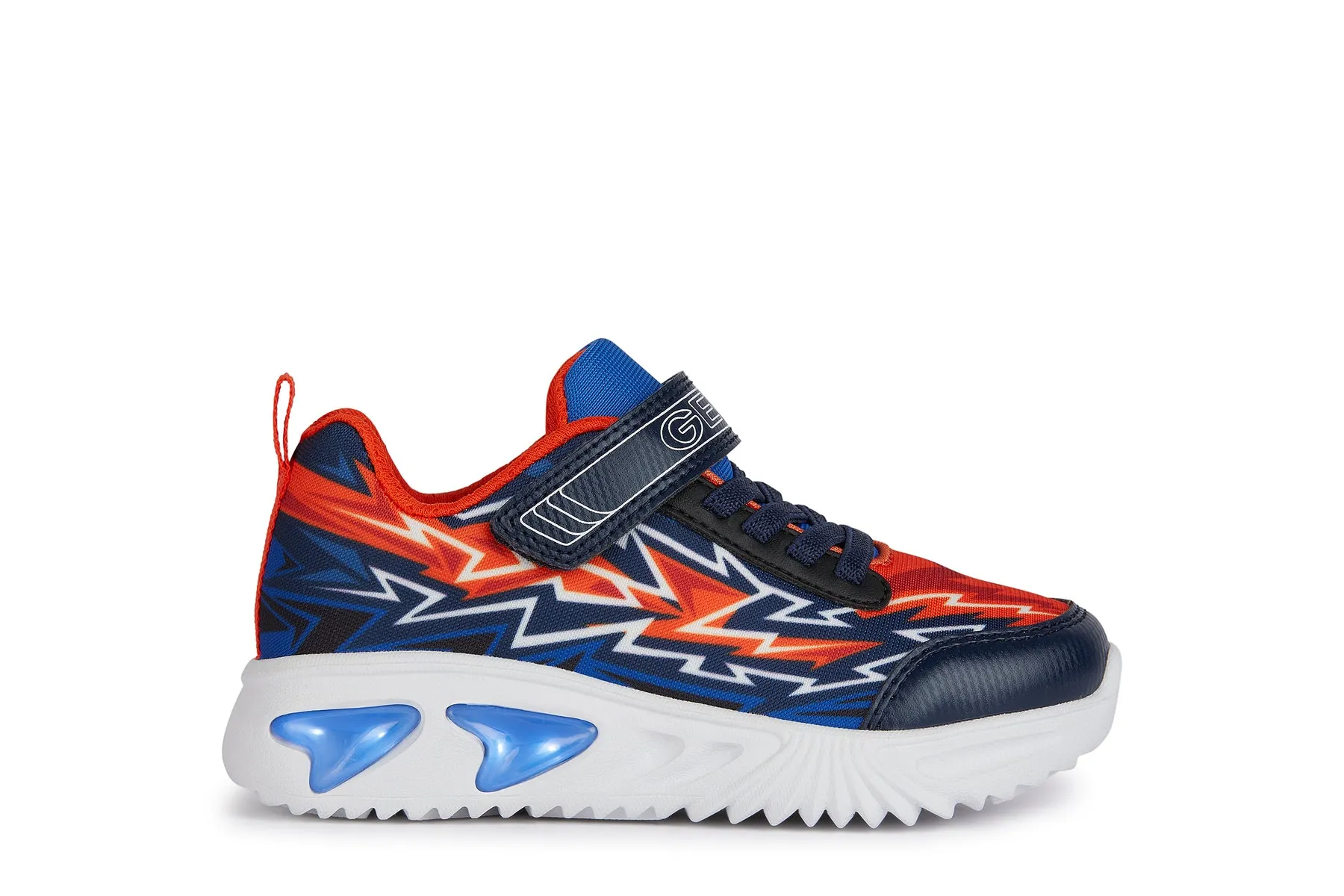 GEOX Sneaker Con Strappo Bambino - J45DZB02ACE NAVY/RED  
