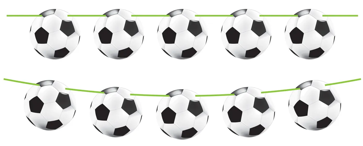 Ghirlanda palloni da calcio 10m