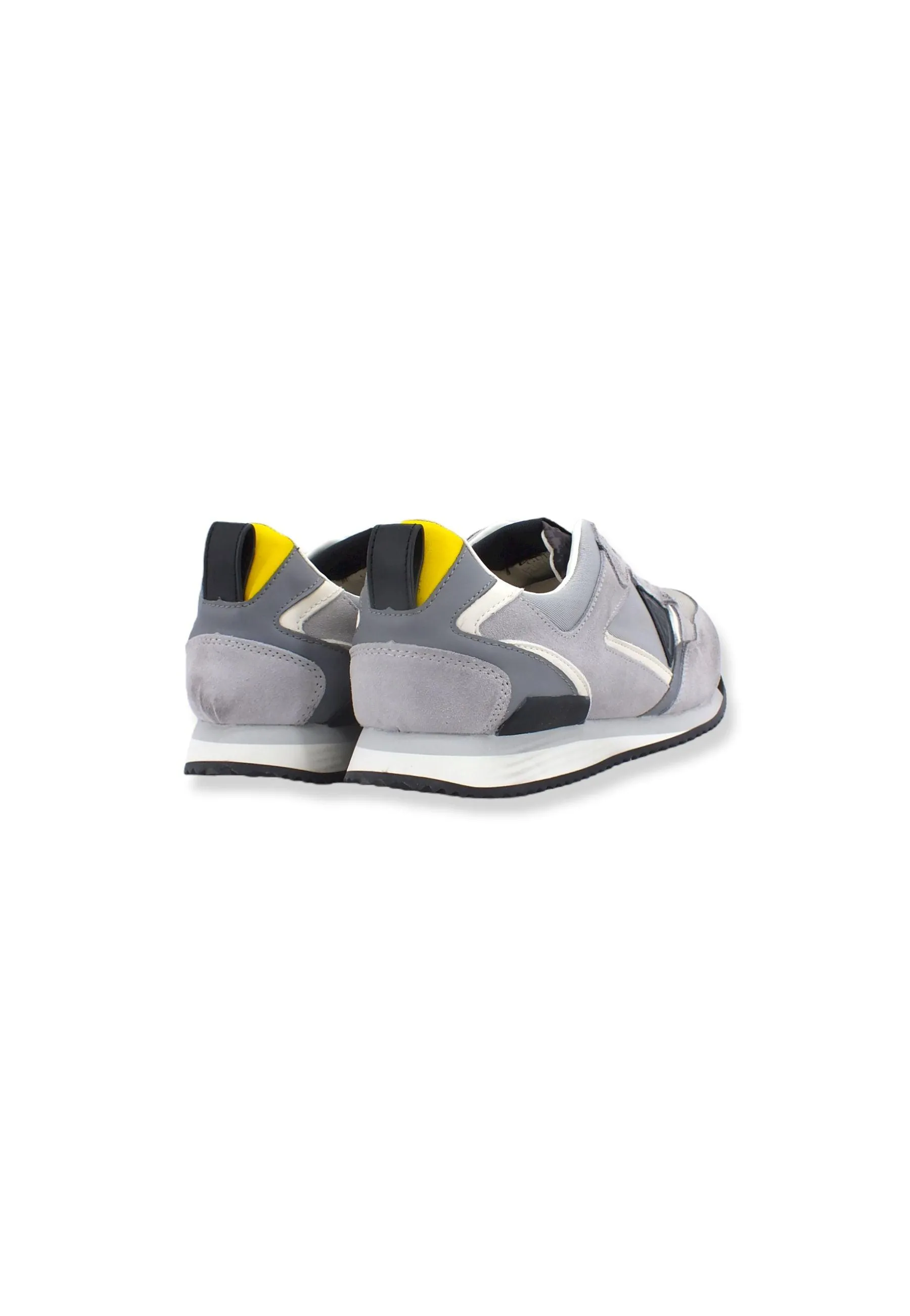 GUESS Sneaker Uomo Running Suede Nylon Light Grey FM6TREFAM12