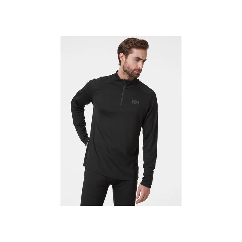 HELLY HANSEN Lifa Active 1/2 Zip Performance First Layer (Nero) Uomo