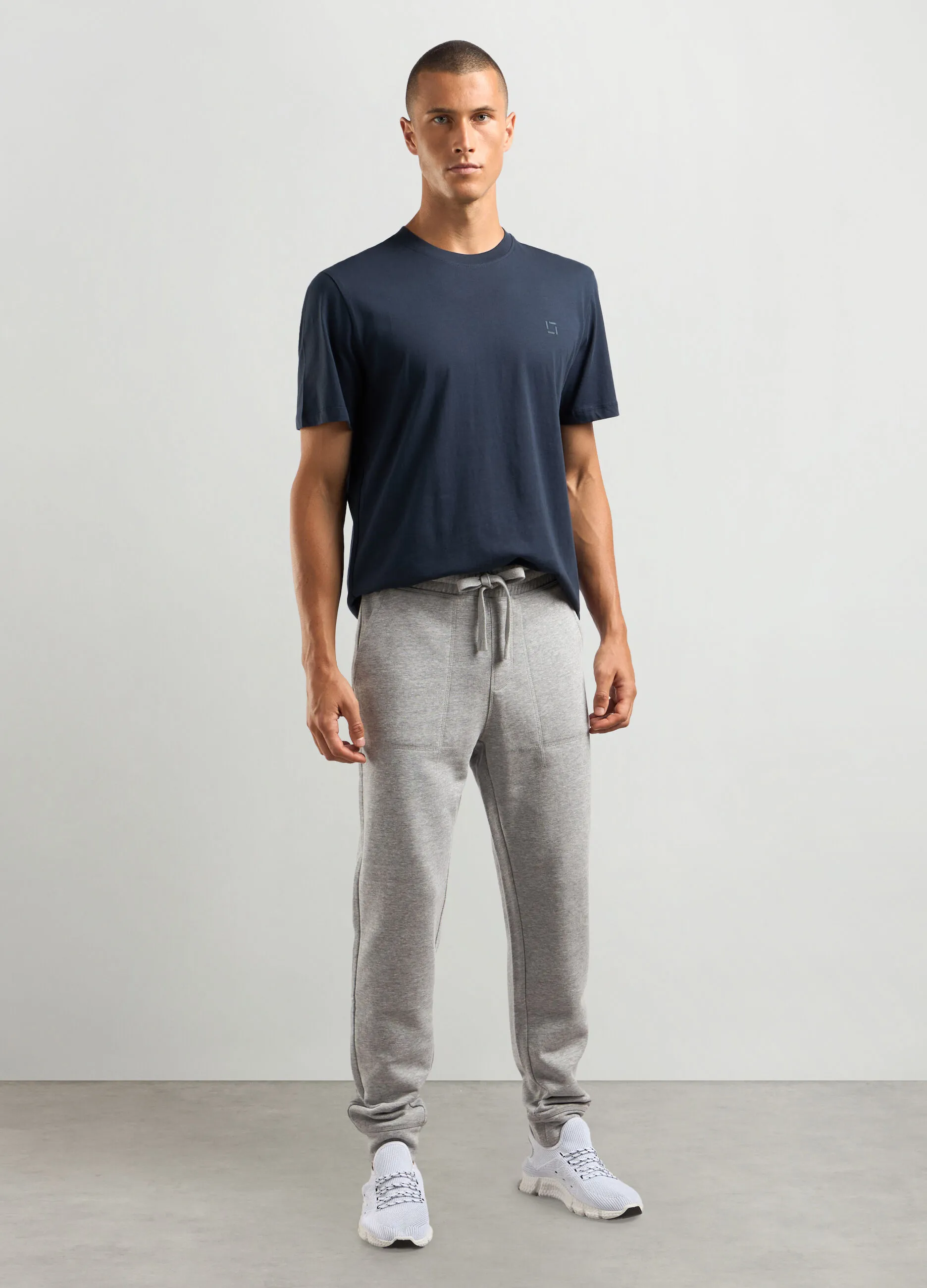 HOLISTIC  Joggers regular fit in felpa di misto cotone uomo