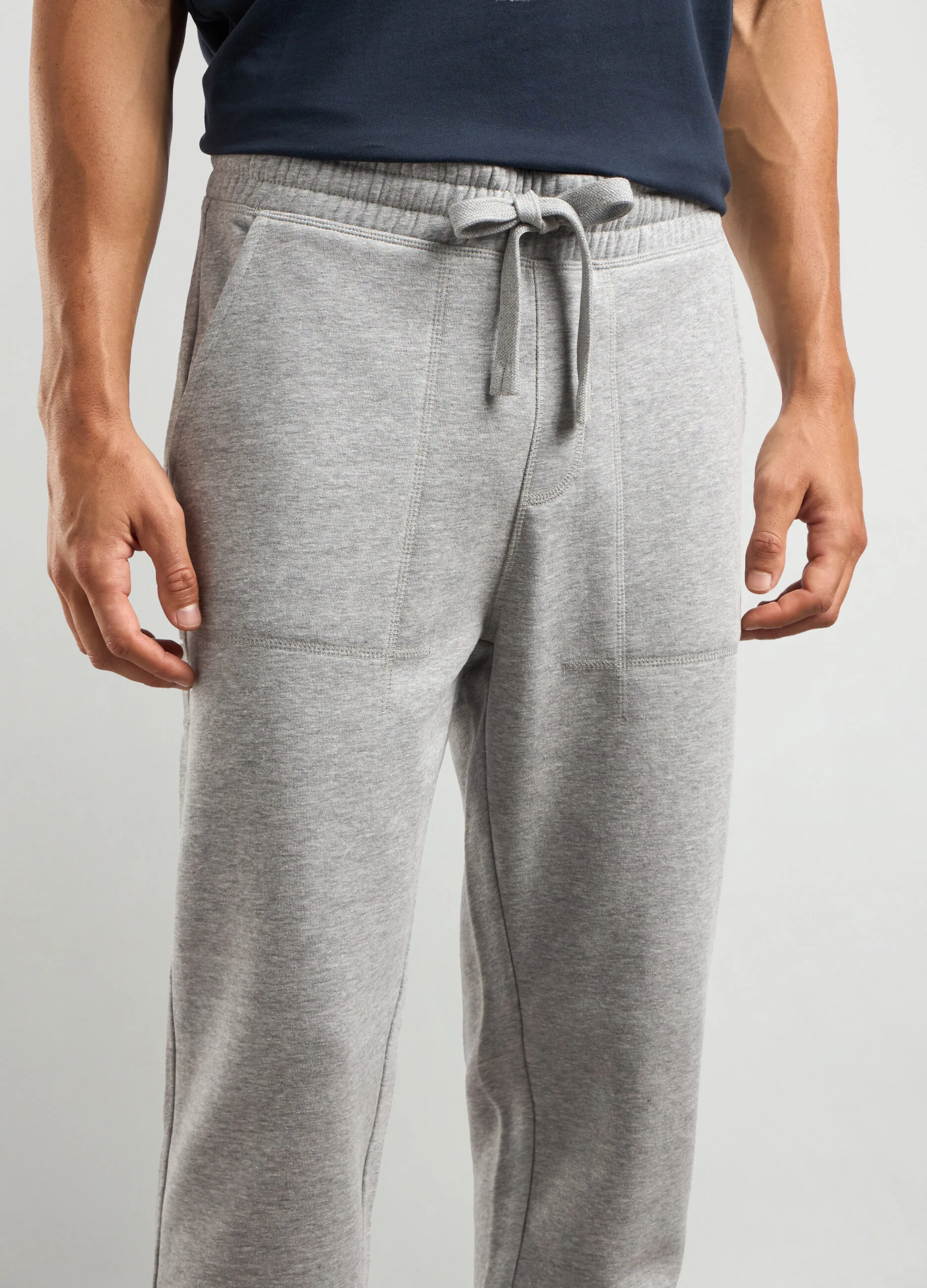 HOLISTIC  Joggers regular fit in felpa di misto cotone uomo