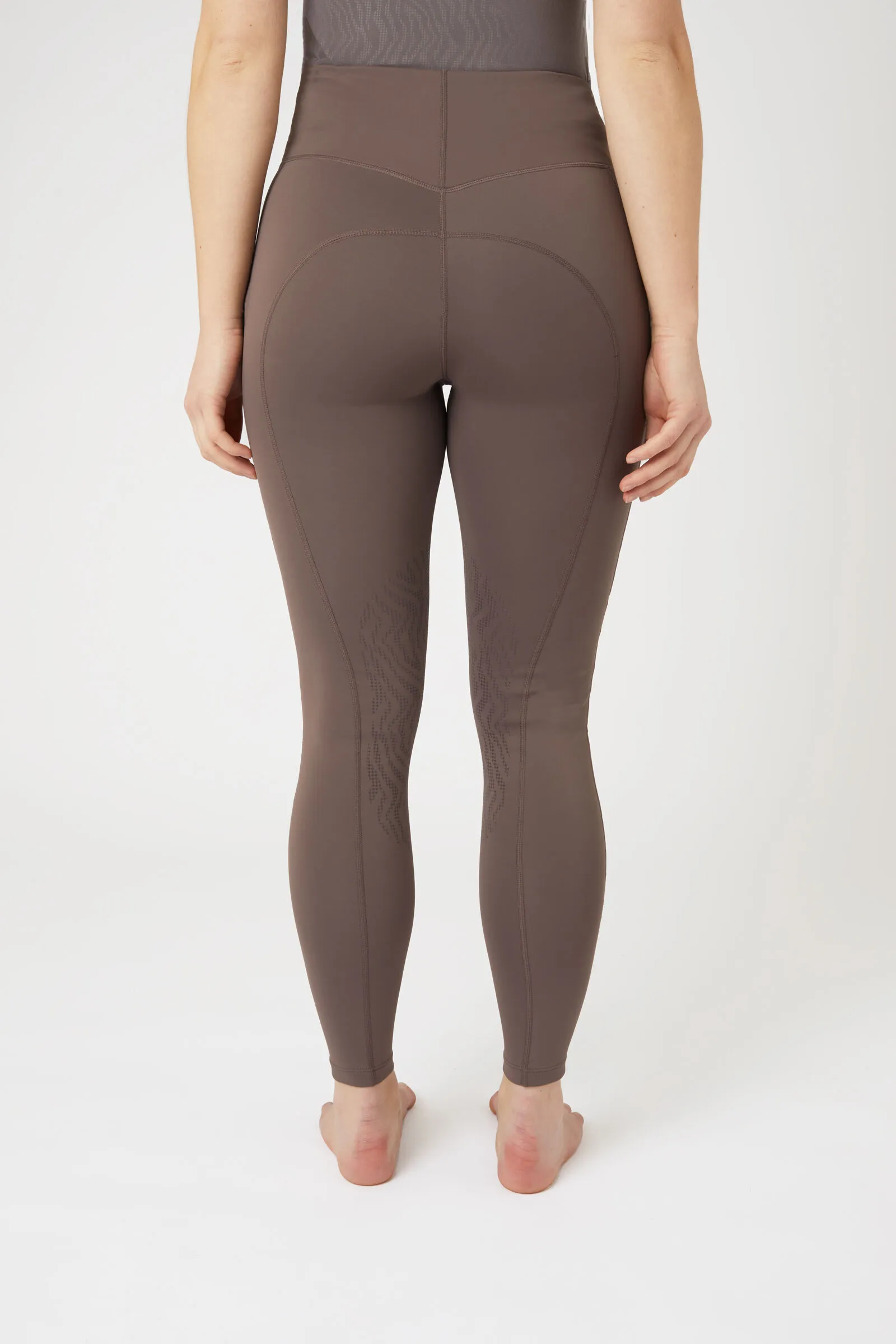 Horze Alyssa Leggins con grip al ginocchio per donna