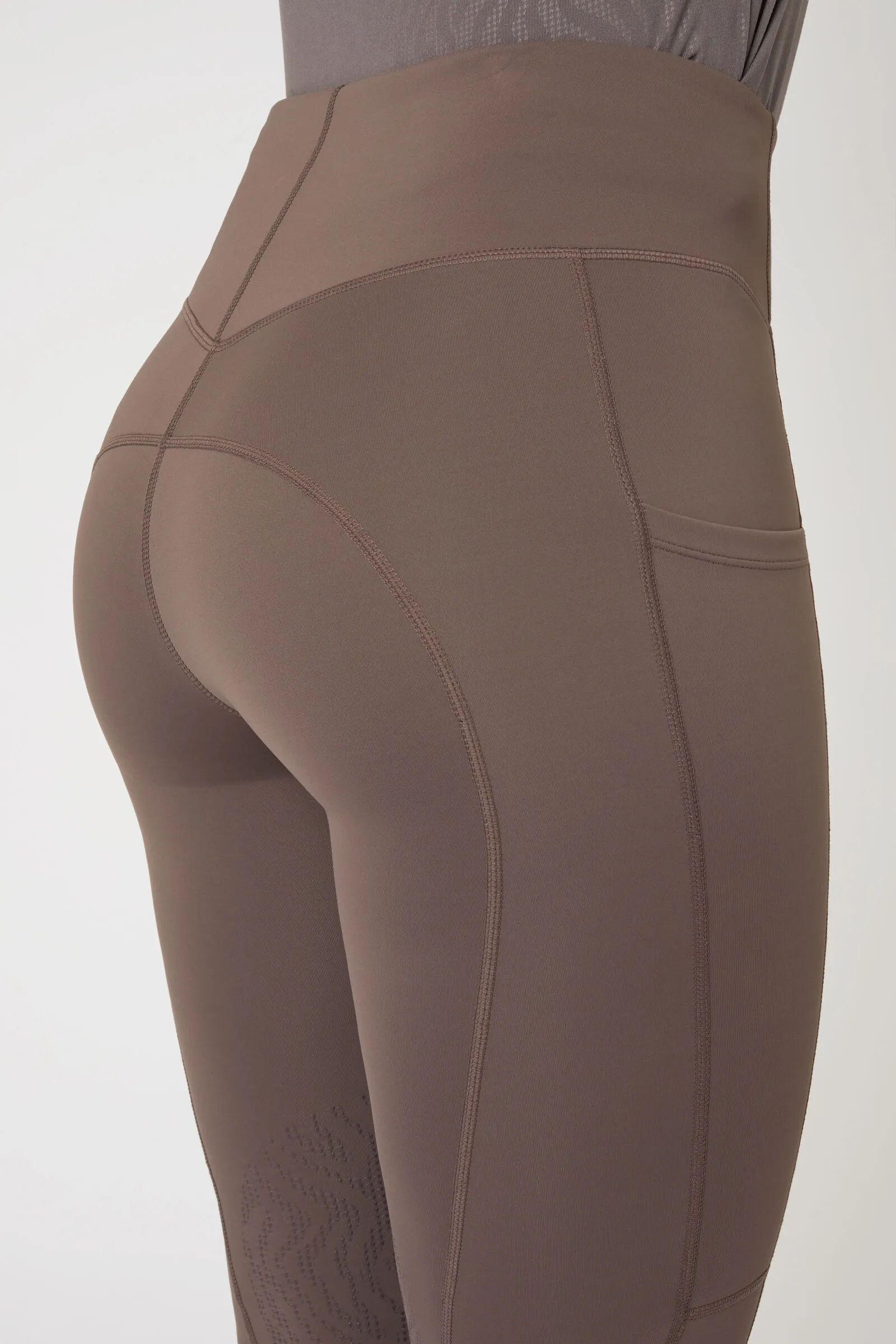 Horze Alyssa Leggins con grip al ginocchio per donna