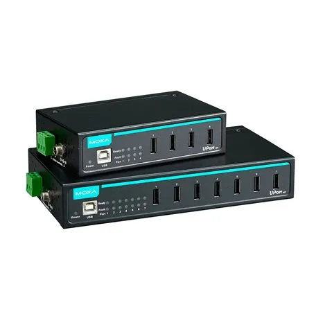 Hub USB MOXA UPort 404-T w/o Adapter USB 2.0 USB 4 USB USB B
