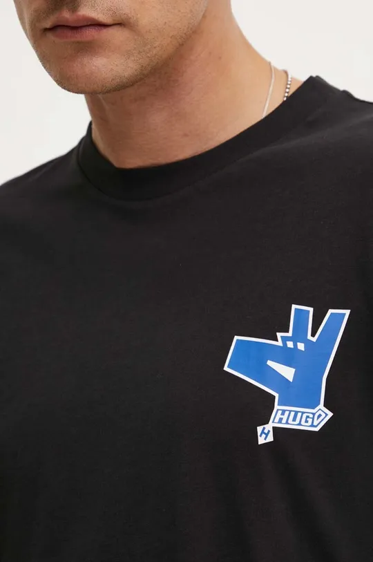 Hugo Blue t-shirt in cotone