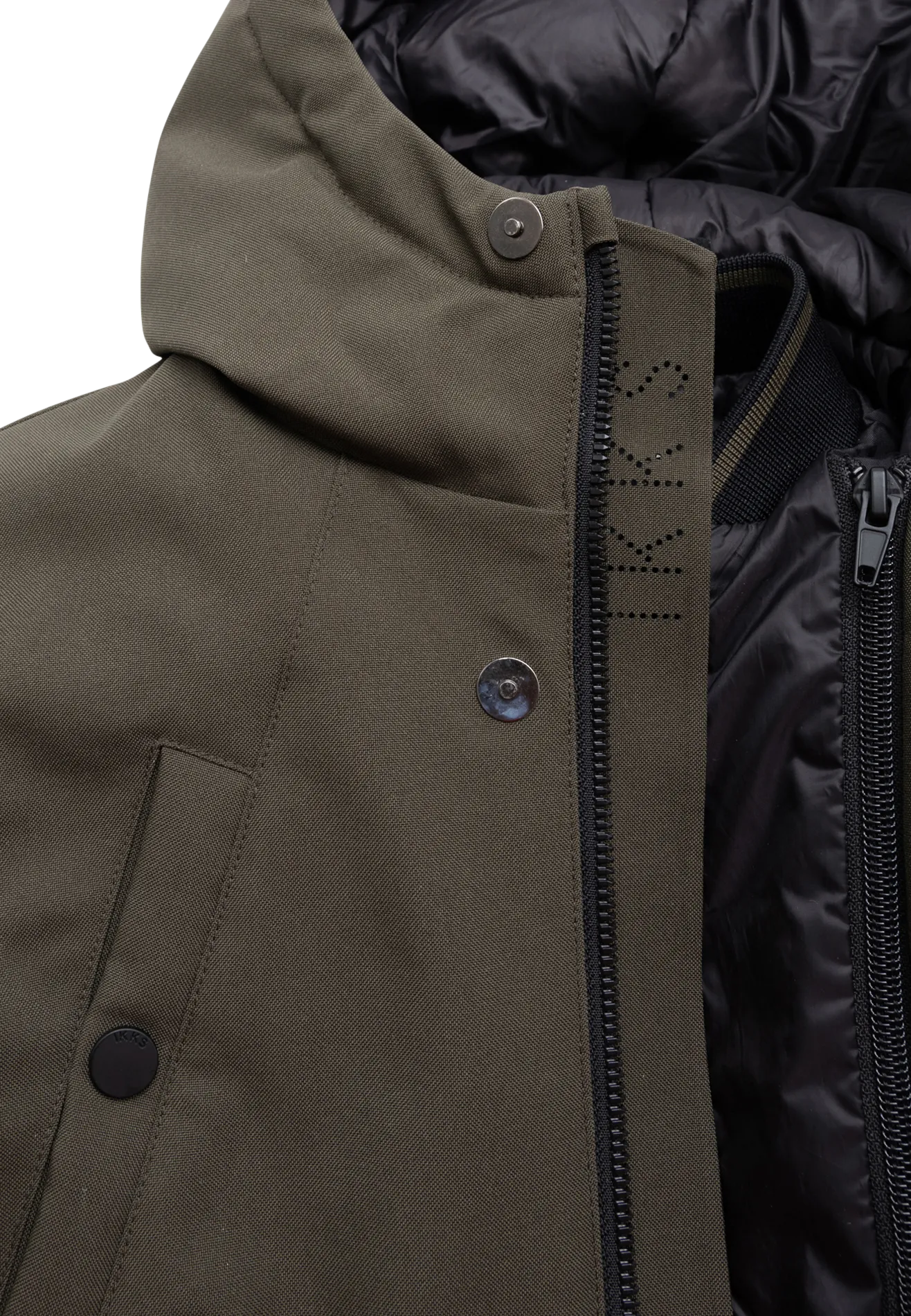  IKKS JUNIOR   Parka due-in-uno trapuntata | Kaki