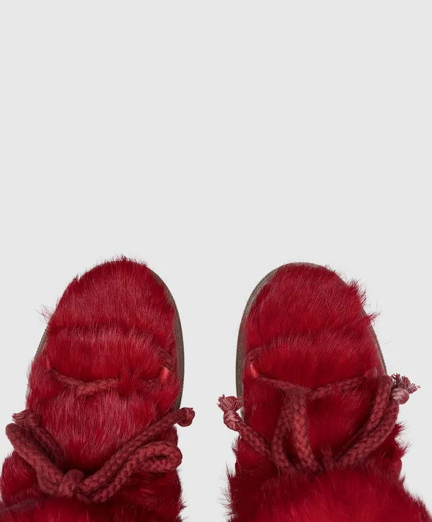 Inuikii Scarpe rosse in pelle per bambini 6020243438