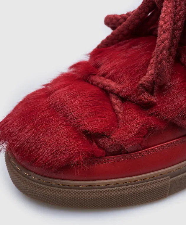 Inuikii Scarpe rosse in pelle per bambini 6020243438