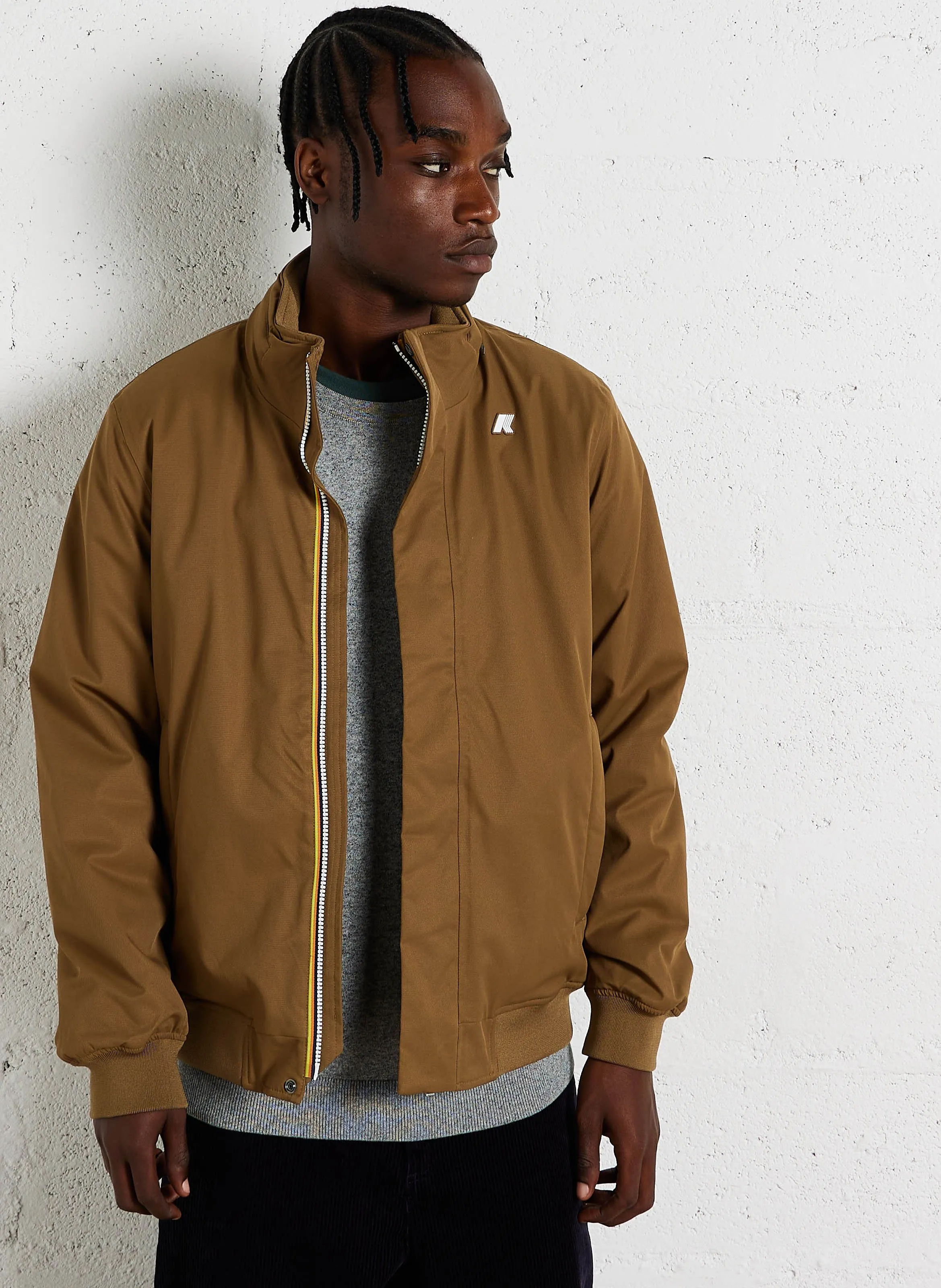  K-WAY   AMAURY TWILL MARMOTTA - Giacca a vento diritta | Marrone