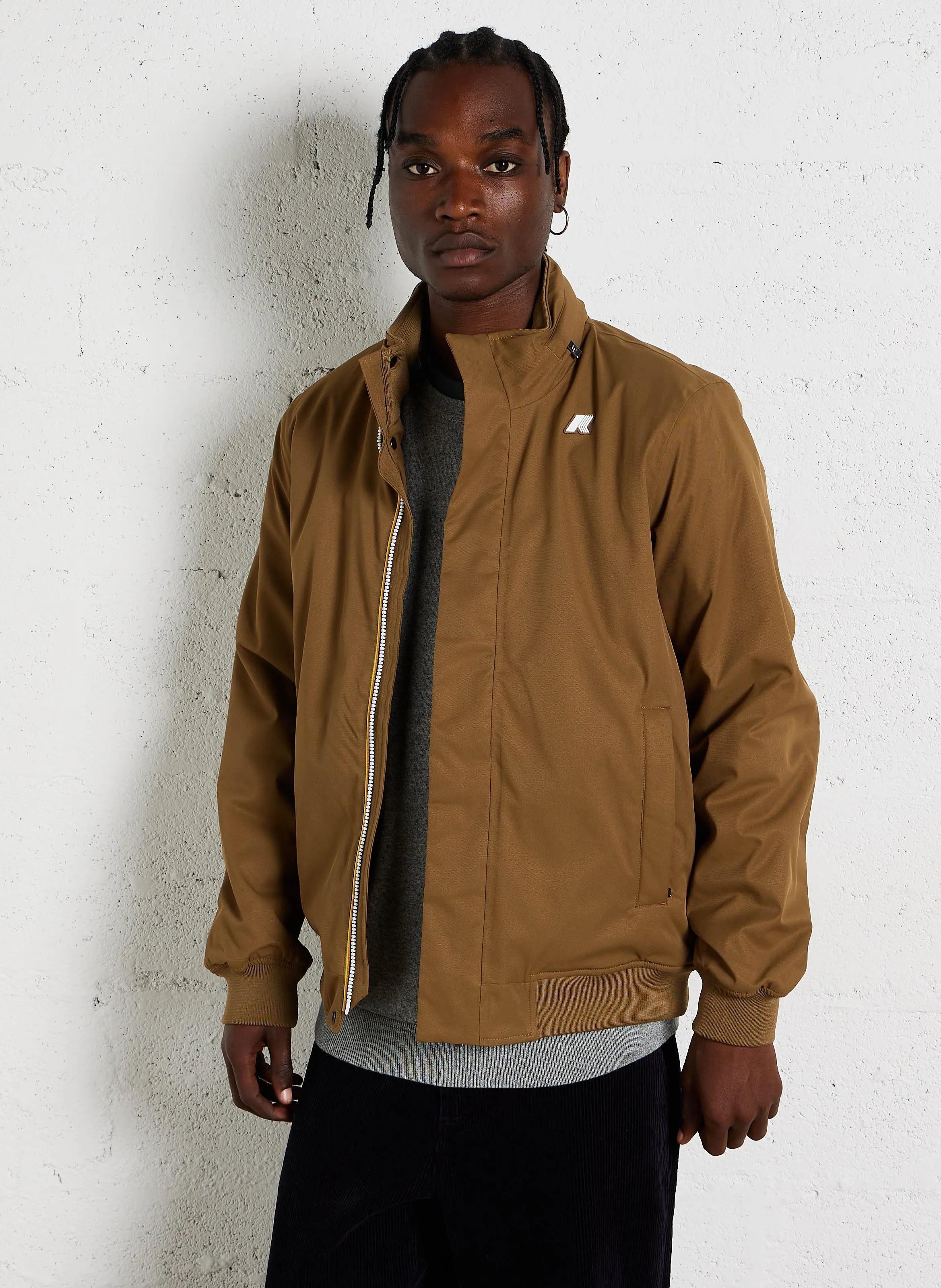  K-WAY   AMAURY TWILL MARMOTTA - Giacca a vento diritta | Marrone