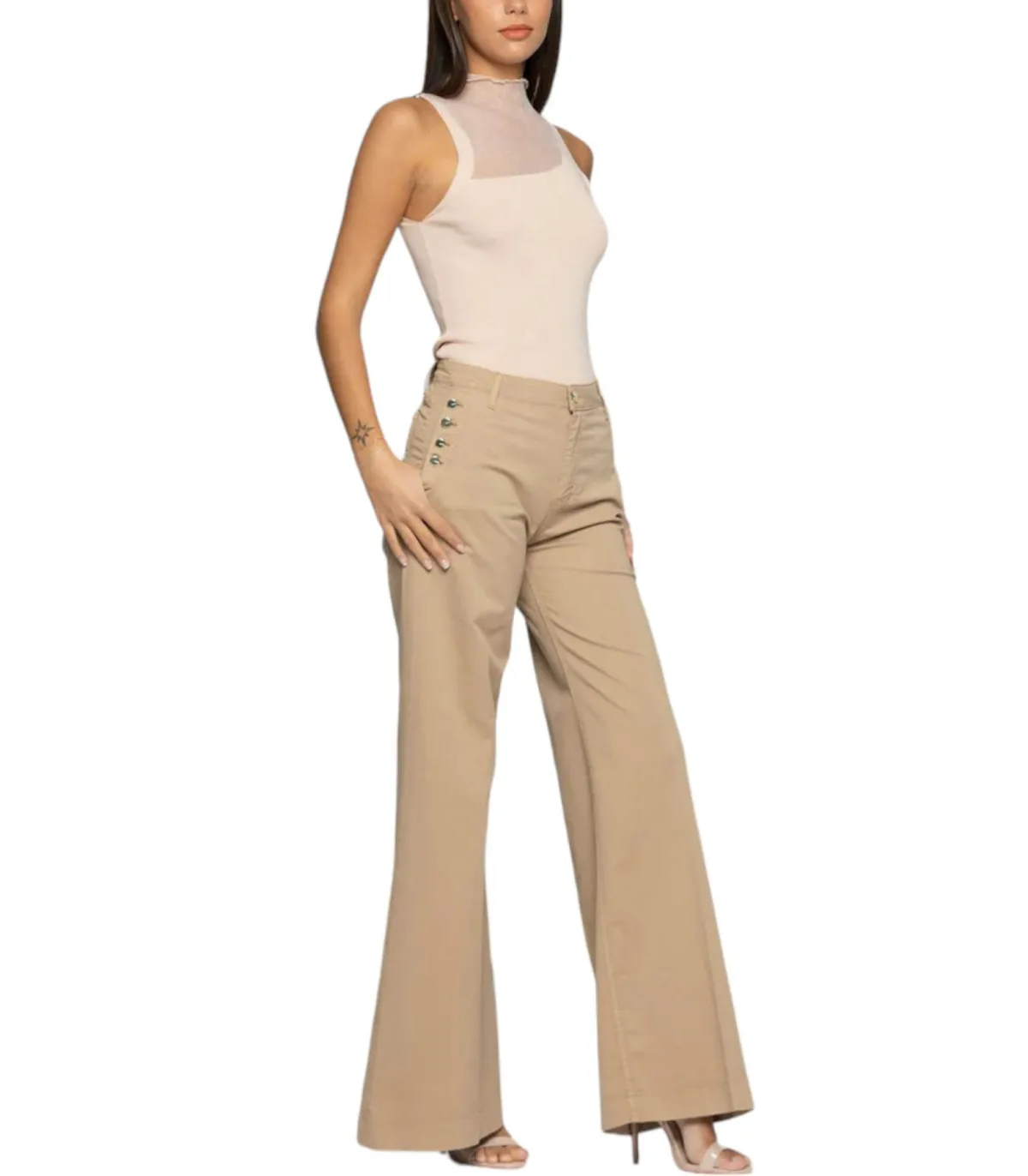 Kocca Donna Pantaloni  Wide Leg Rooney