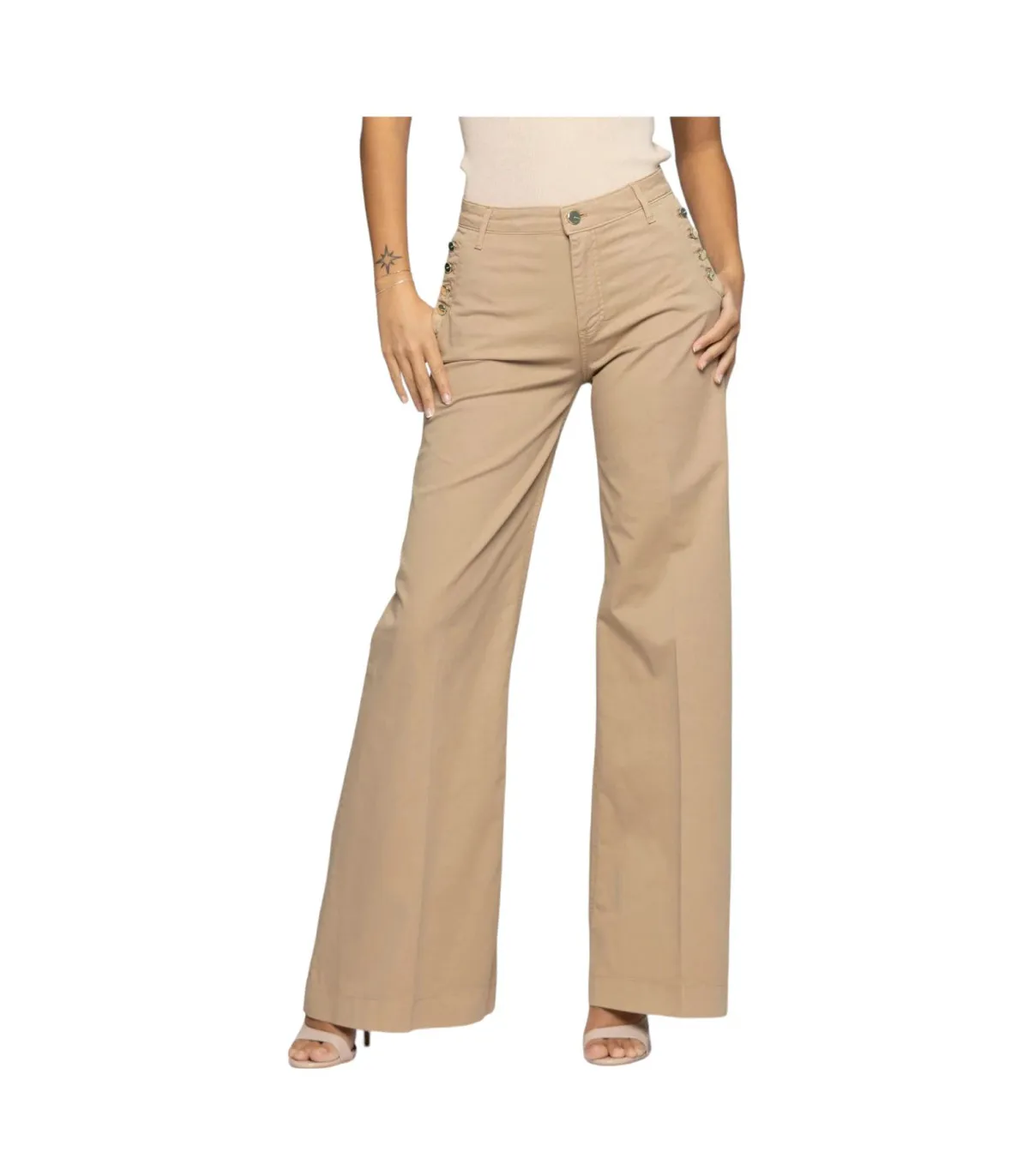 Kocca Donna Pantaloni  Wide Leg Rooney