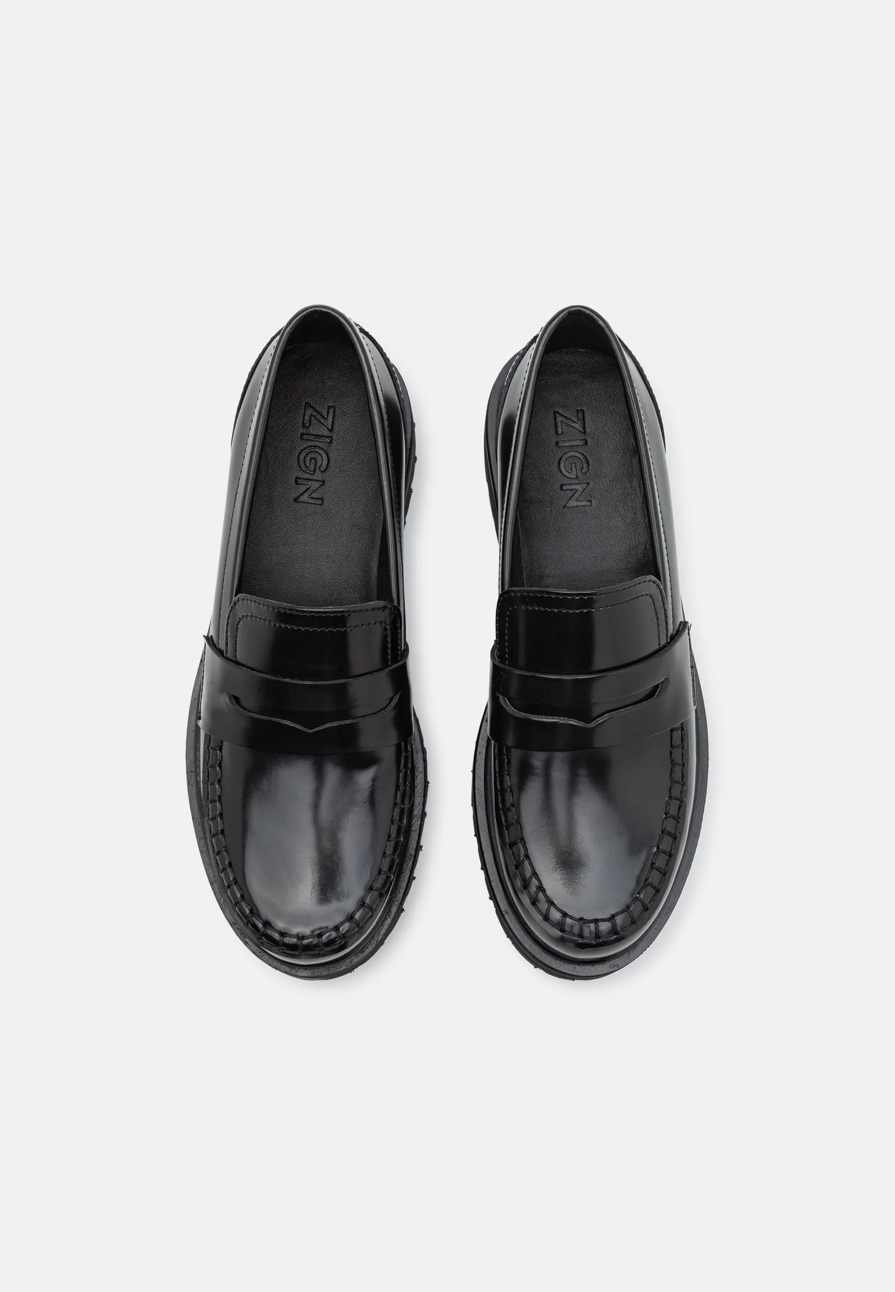 LEATHER - Scarpe senza lacci