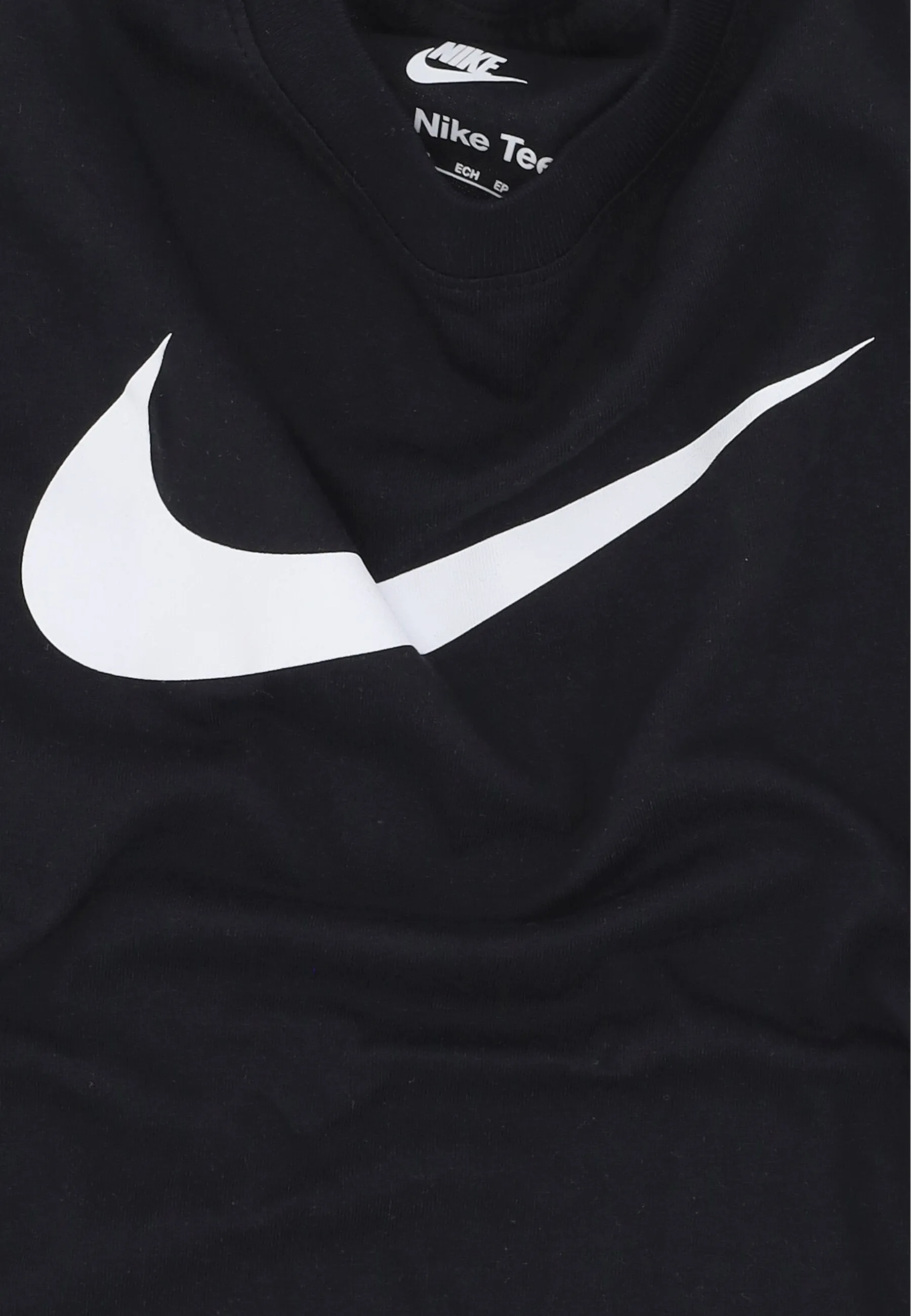 Maglietta Ragazzo Sportswear Club+ Poly Tee Black