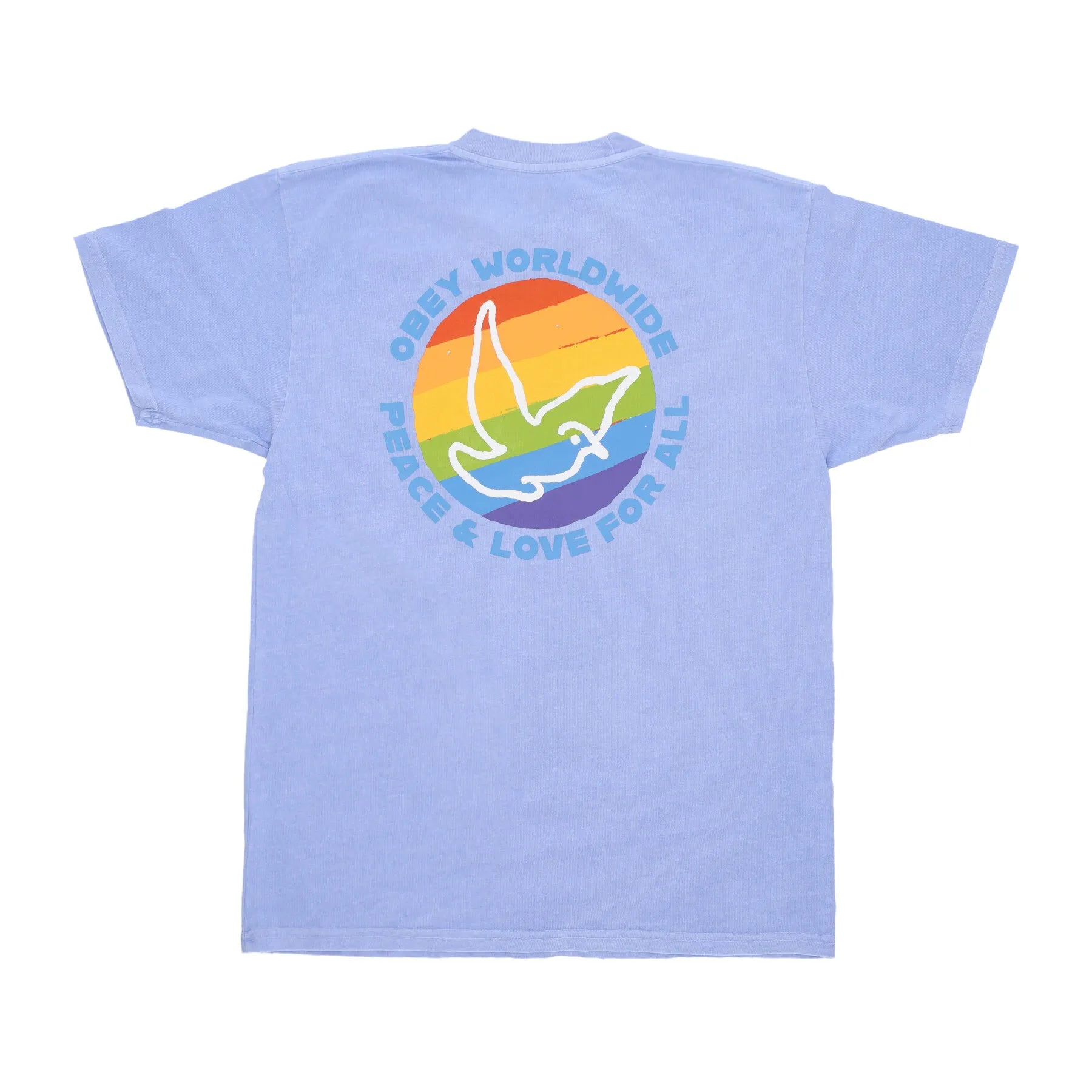 Maglietta Uomo Peace &love Pigment Classic Tee Pigment Hydrangea