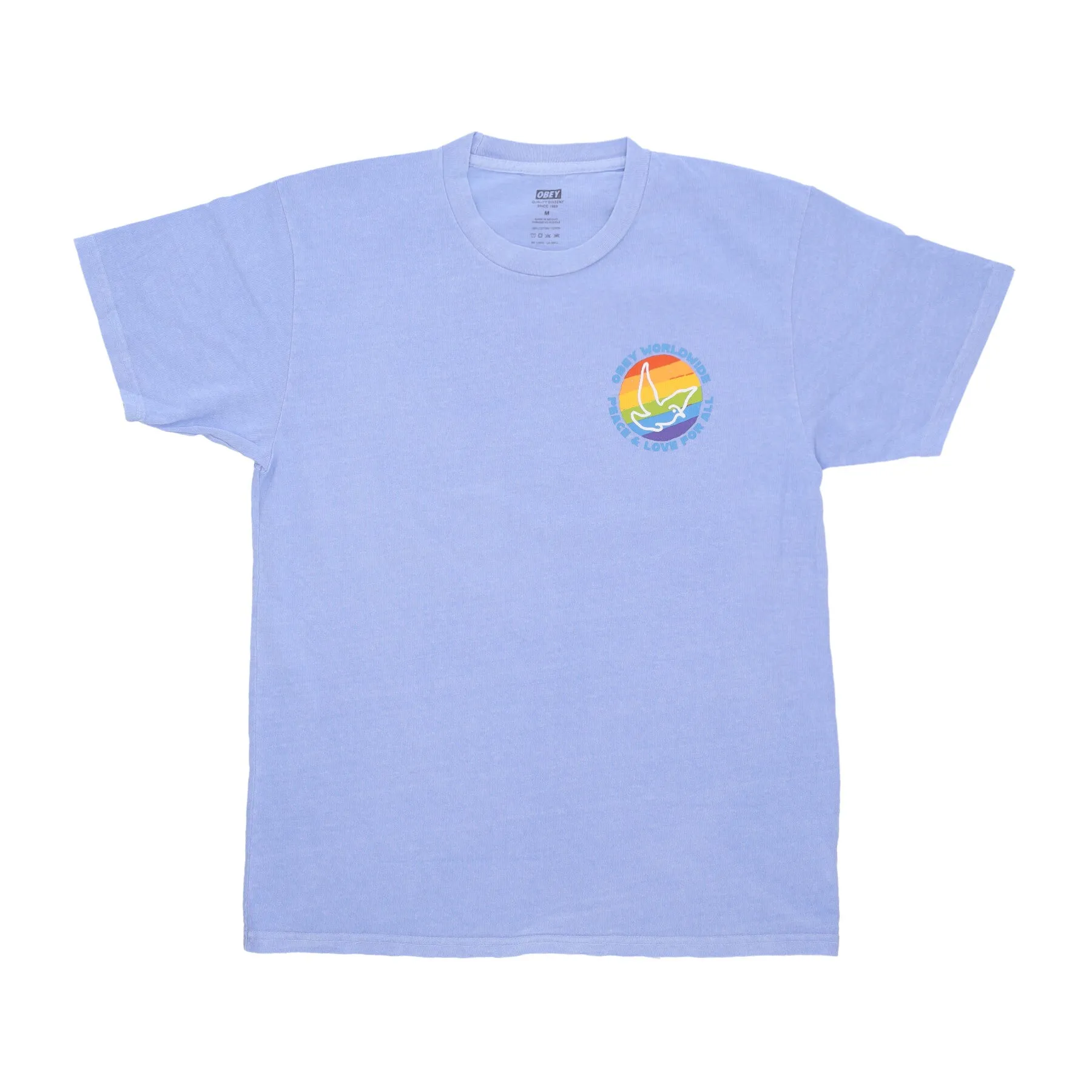 Maglietta Uomo Peace &love Pigment Classic Tee Pigment Hydrangea