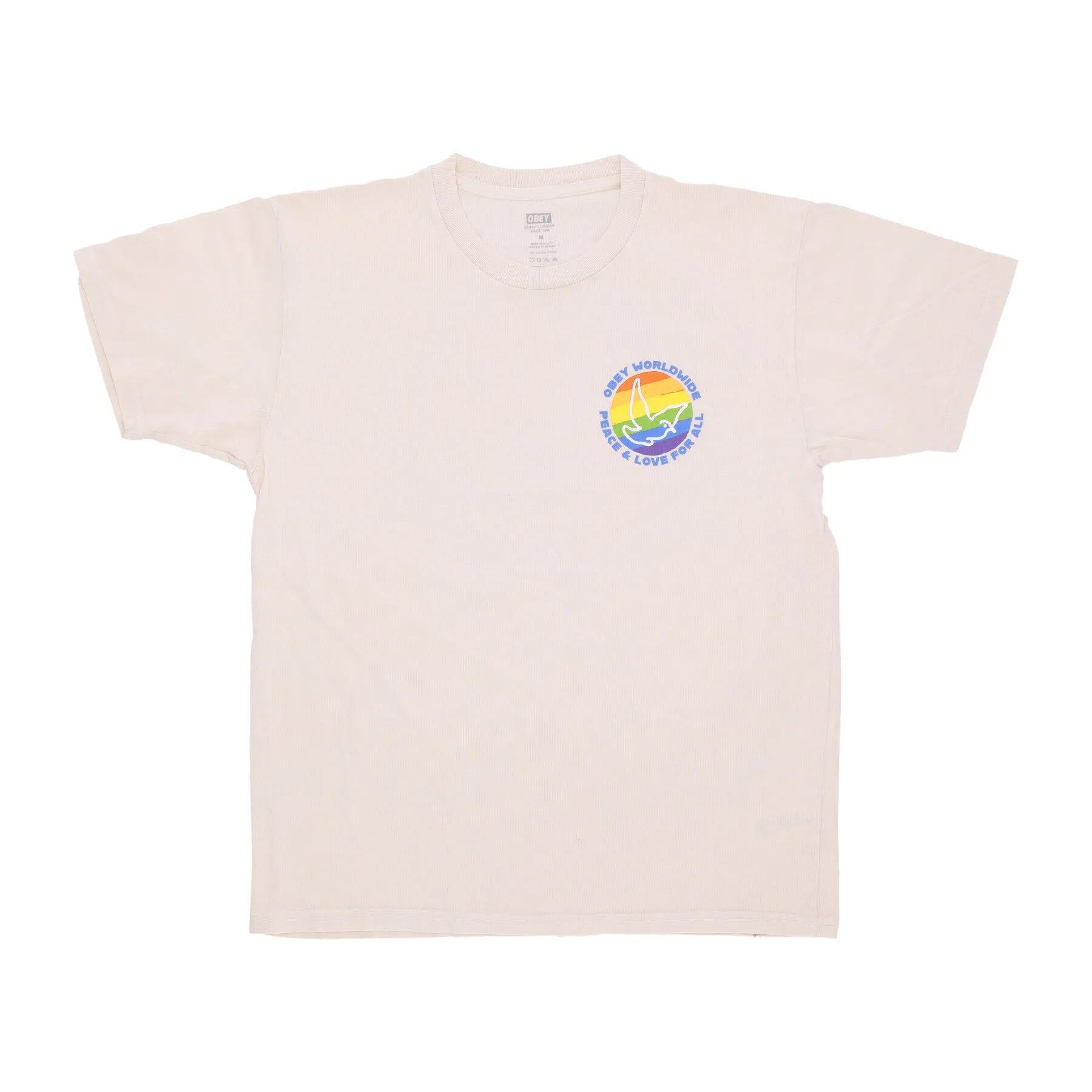 Maglietta Uomo Peace &love Pigment Classic Tee Pigment Sago