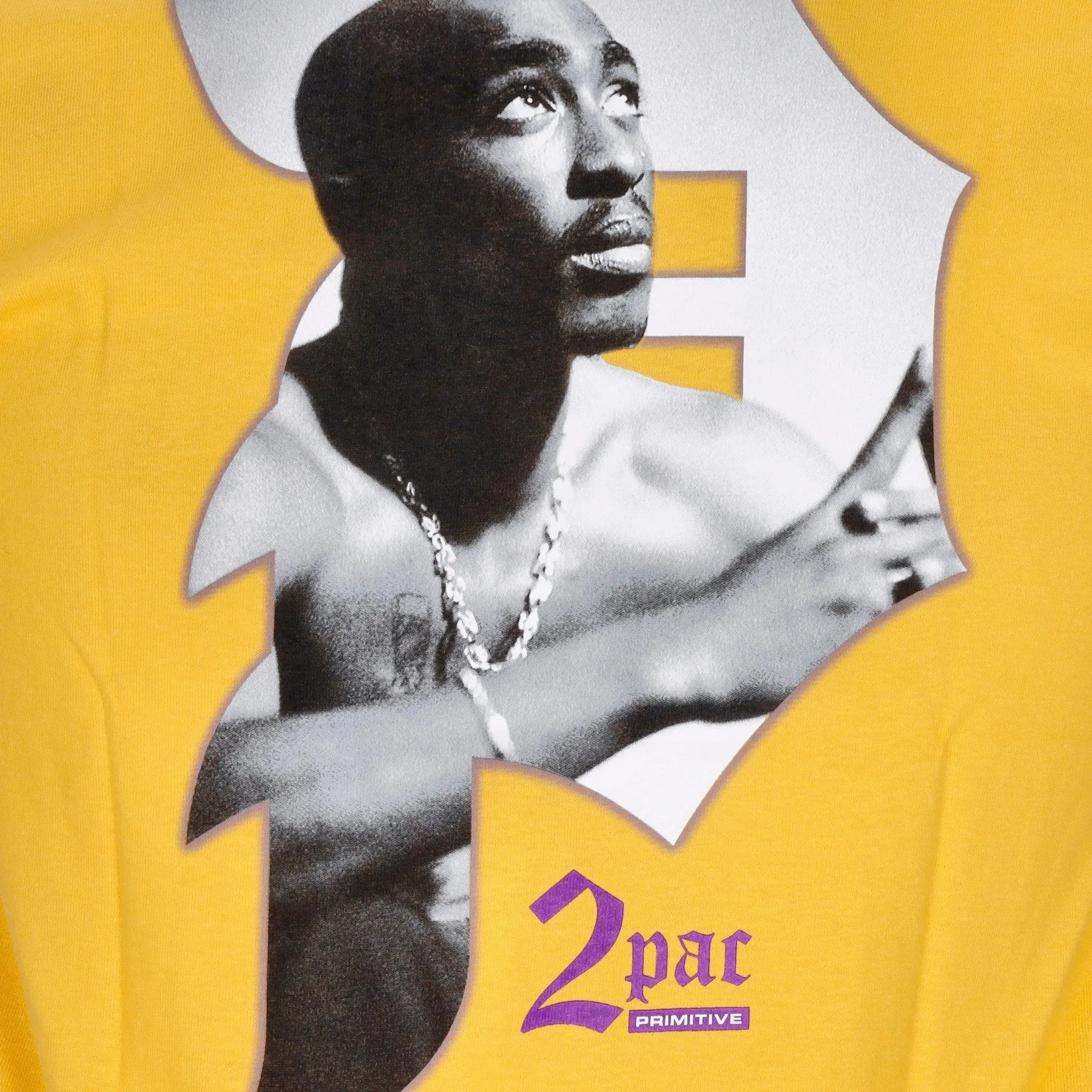 Maglietta Uomo Praise Tee X Tupac Gold