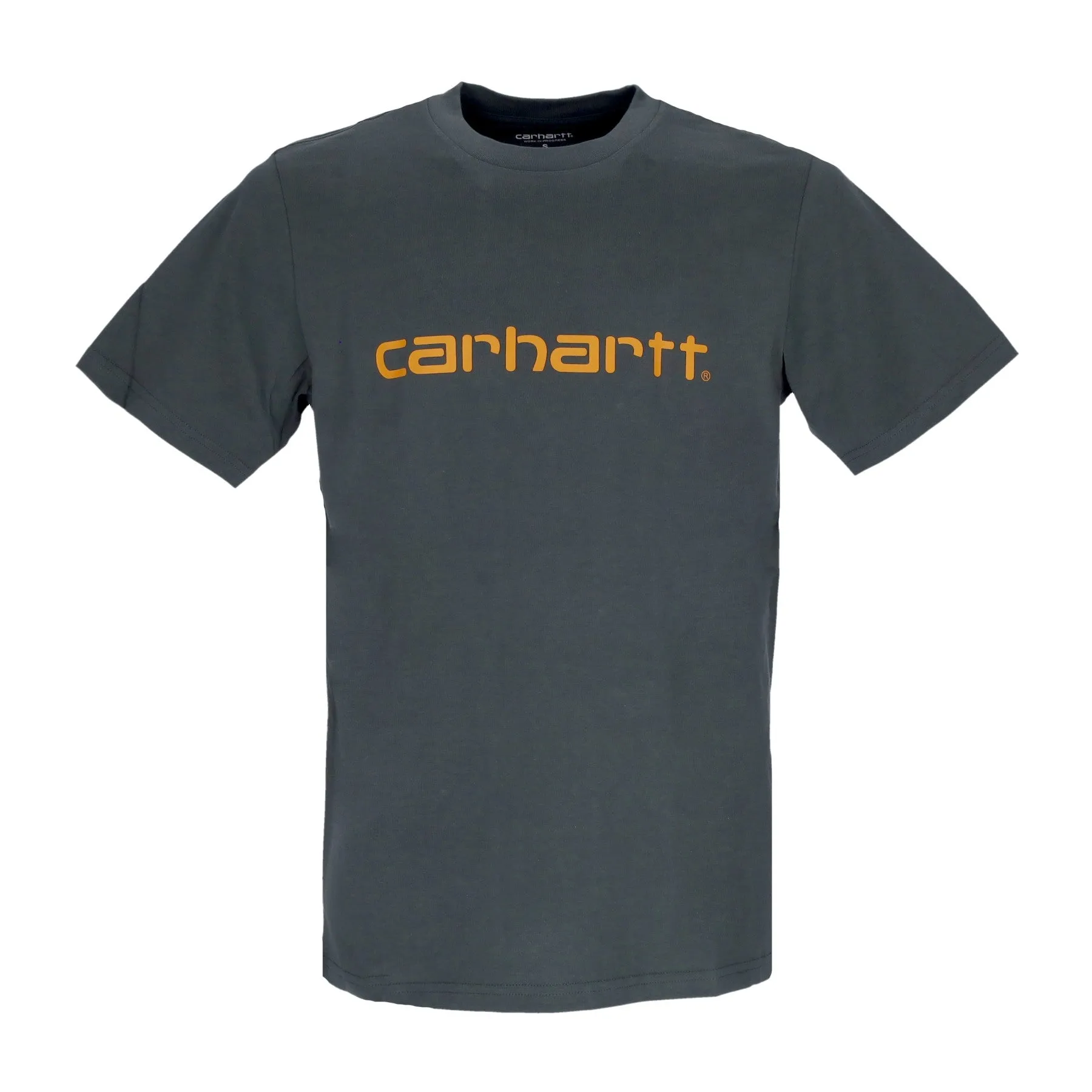 Maglietta Uomo Script Tee Boxwood/ochre