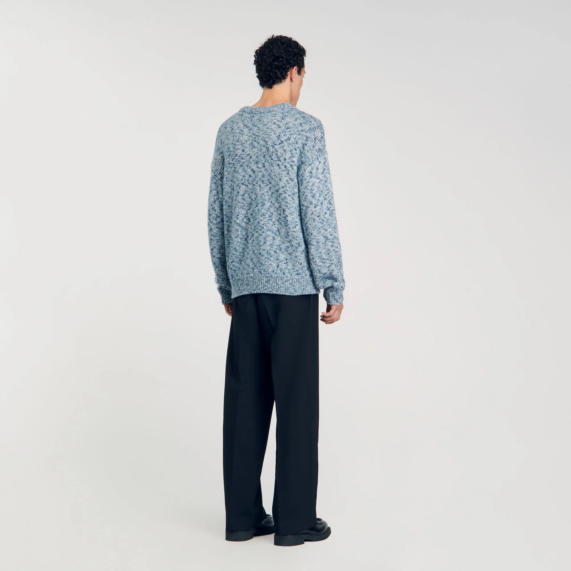 Maglione in maglia mouliné