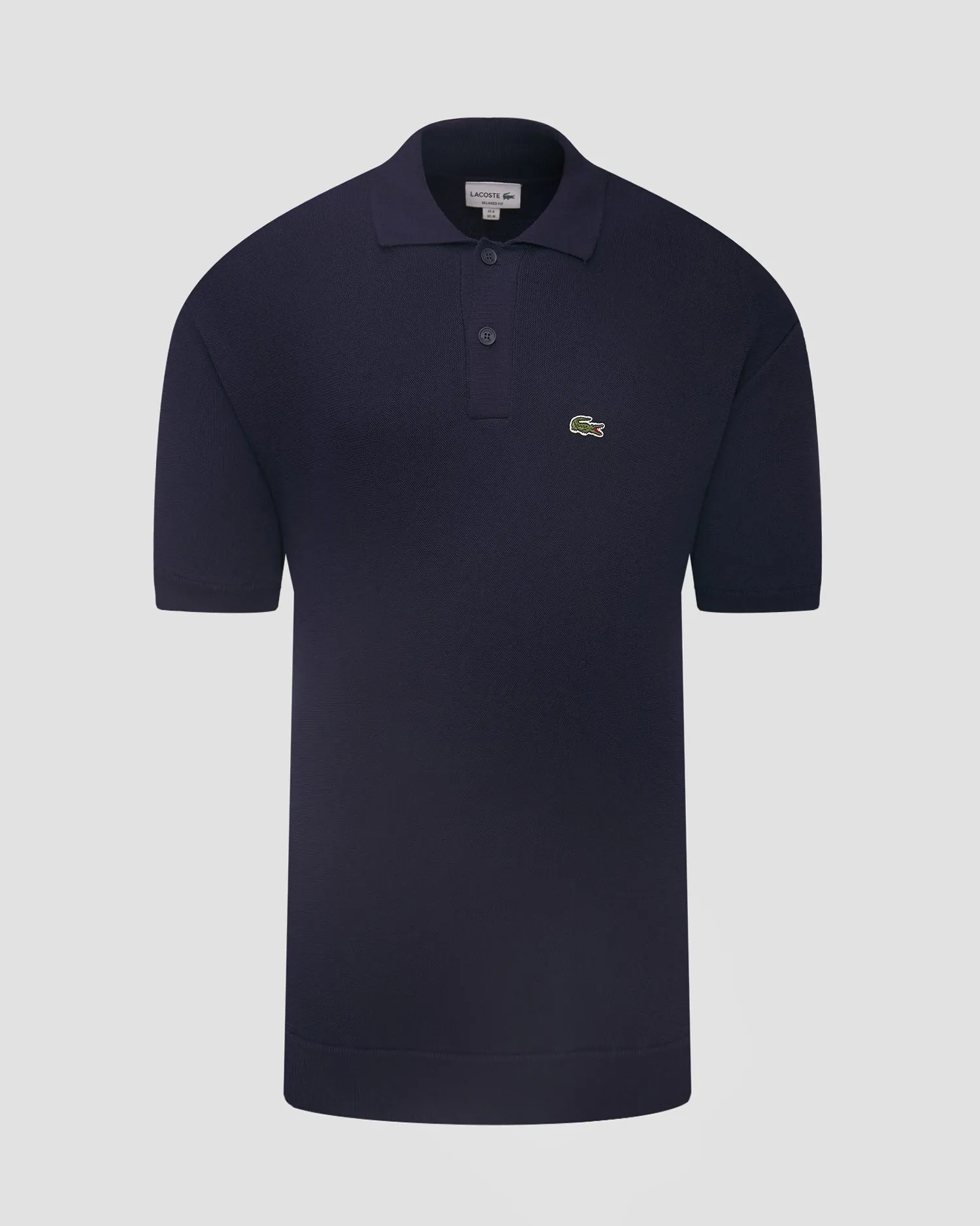 Maglione polo blu scuro da uomo Lacoste AH7642 ah7642-423