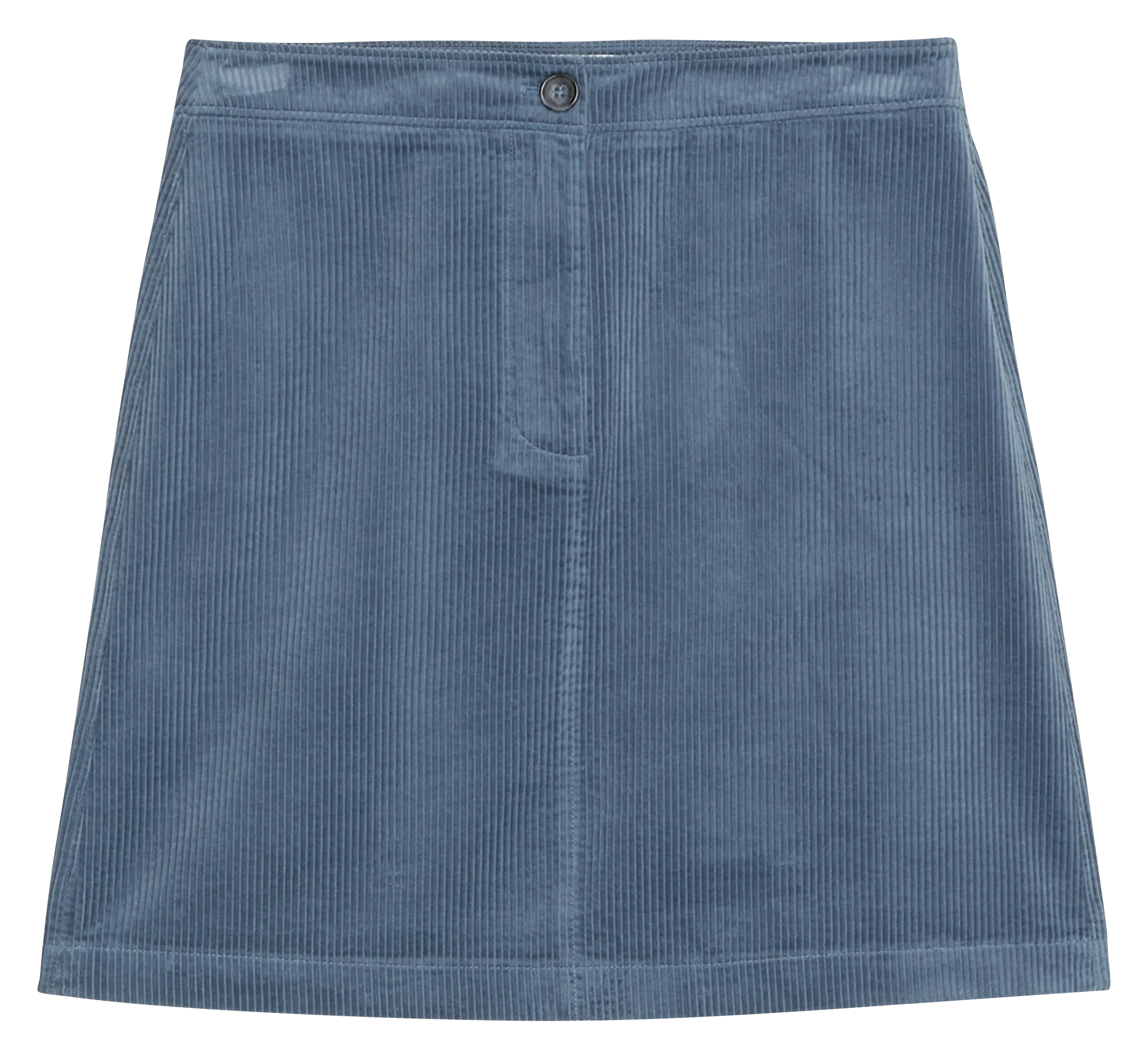  MARC O'POLO   Gonna mini diritta in velluto a coste | Blu