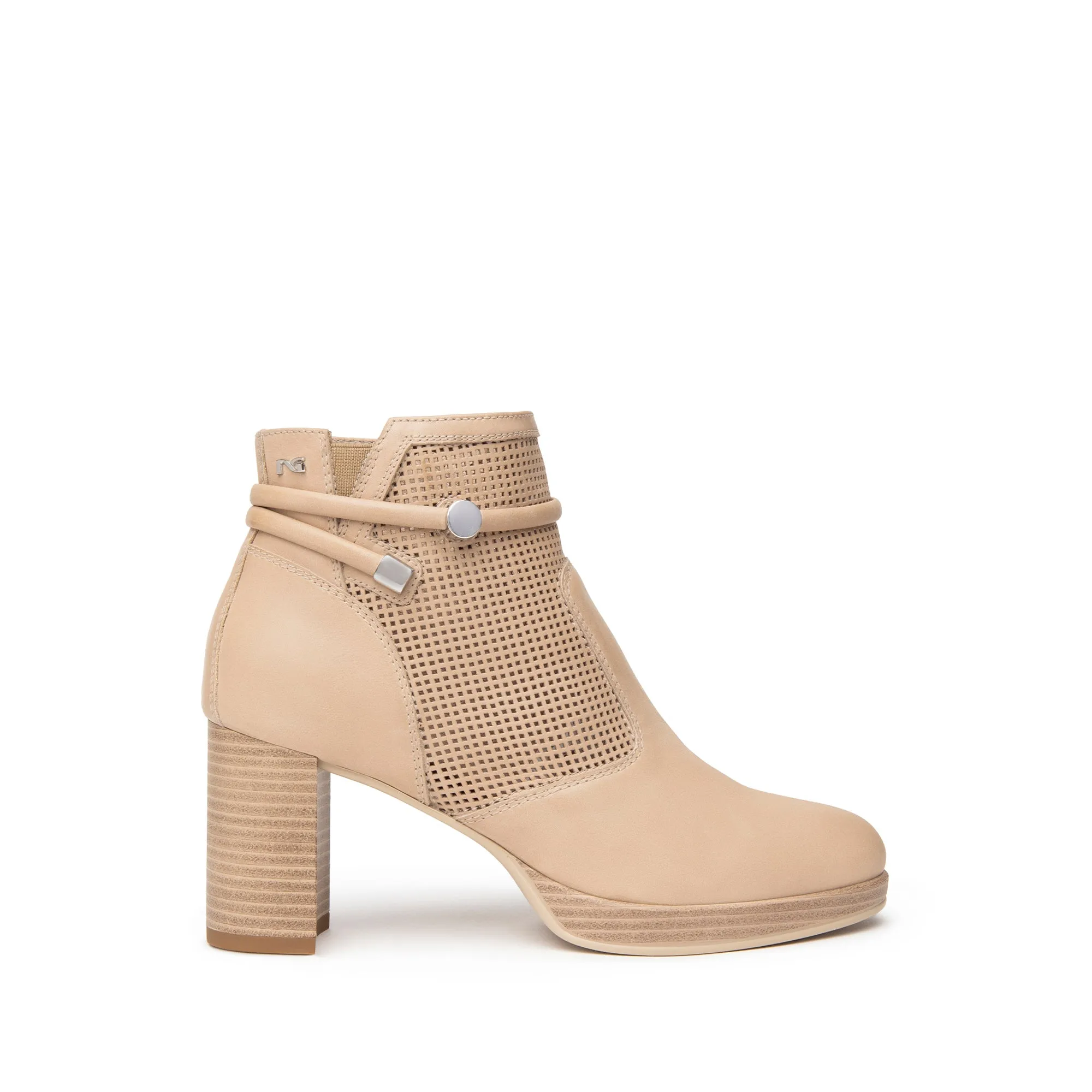 NERO GIARDINI Stivaletti con tacco Donna - Beige modello E409730D