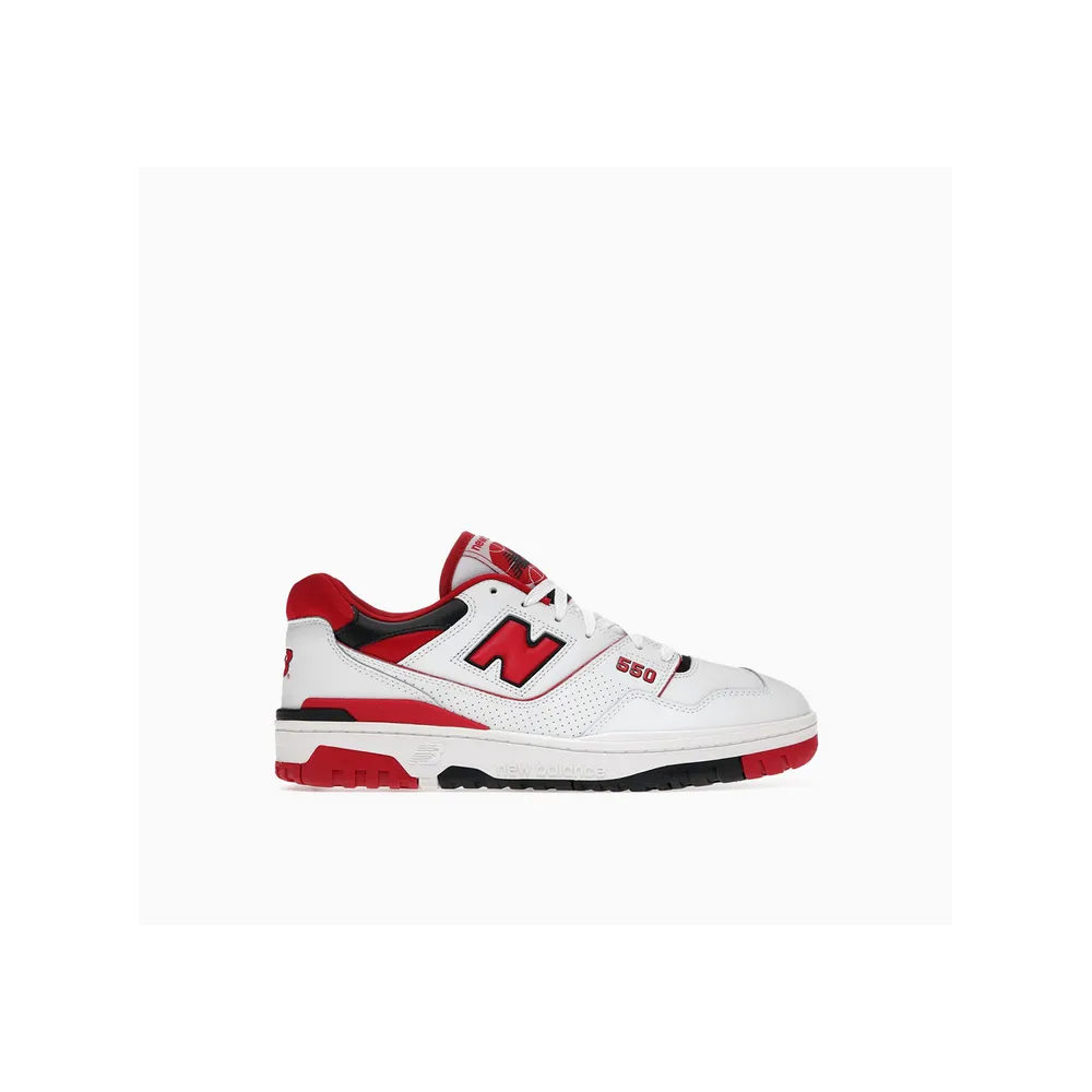 NEW BALANCE - 550 - BIANCO-ROSSO - UNISEX - BB550SE1