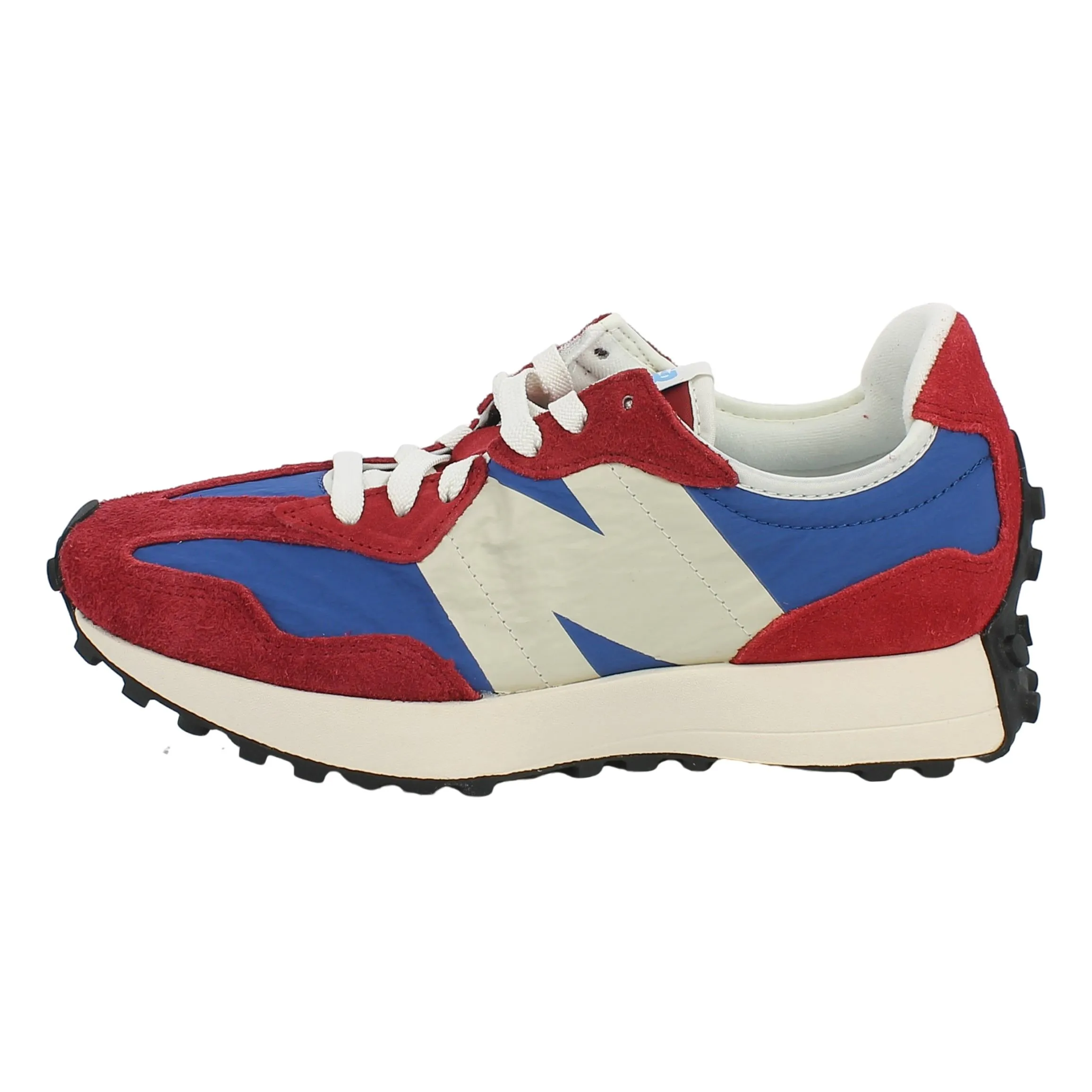 New Balance  Sneaker 327 Vintage Suede Nylon Red Blue 