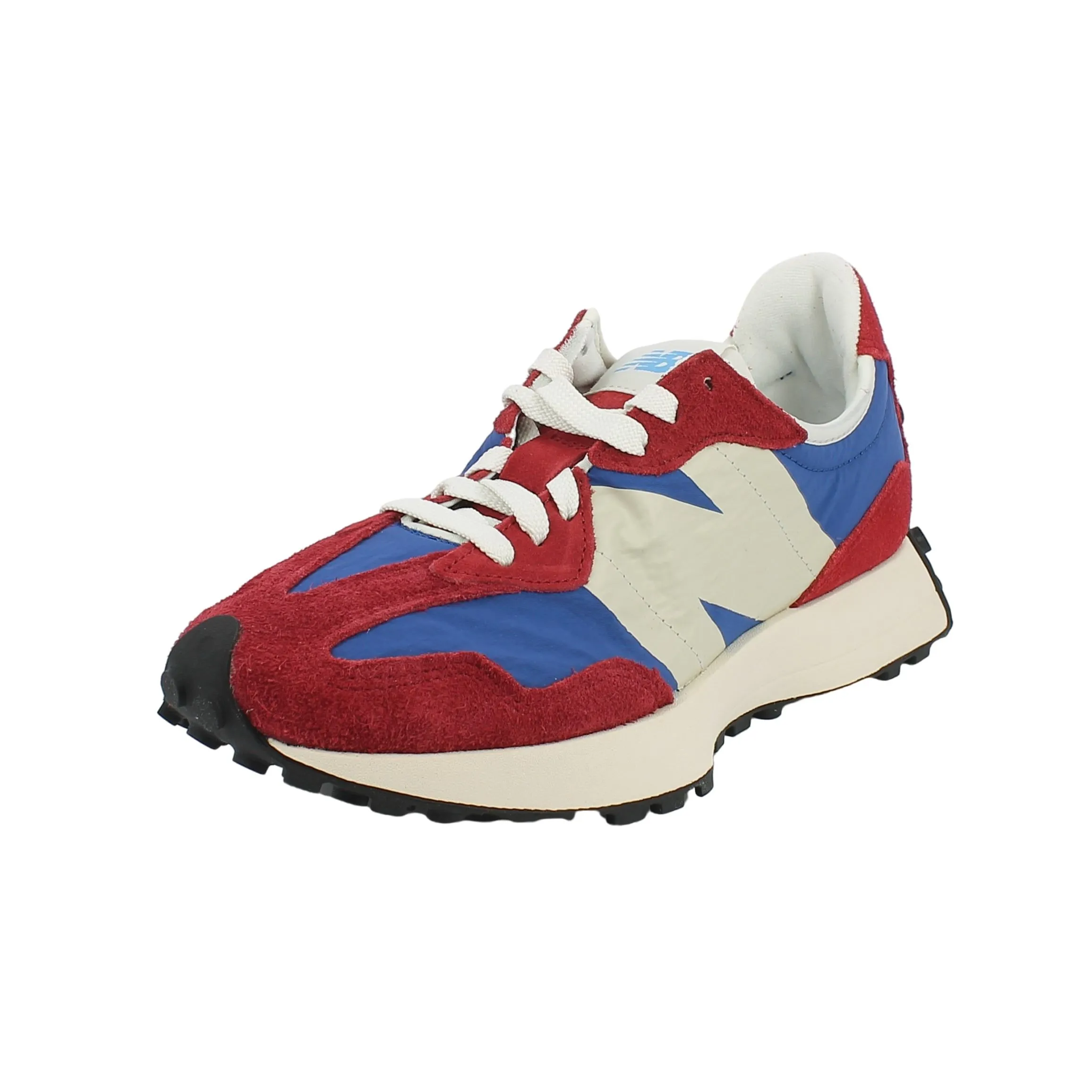 New Balance  Sneaker 327 Vintage Suede Nylon Red Blue 