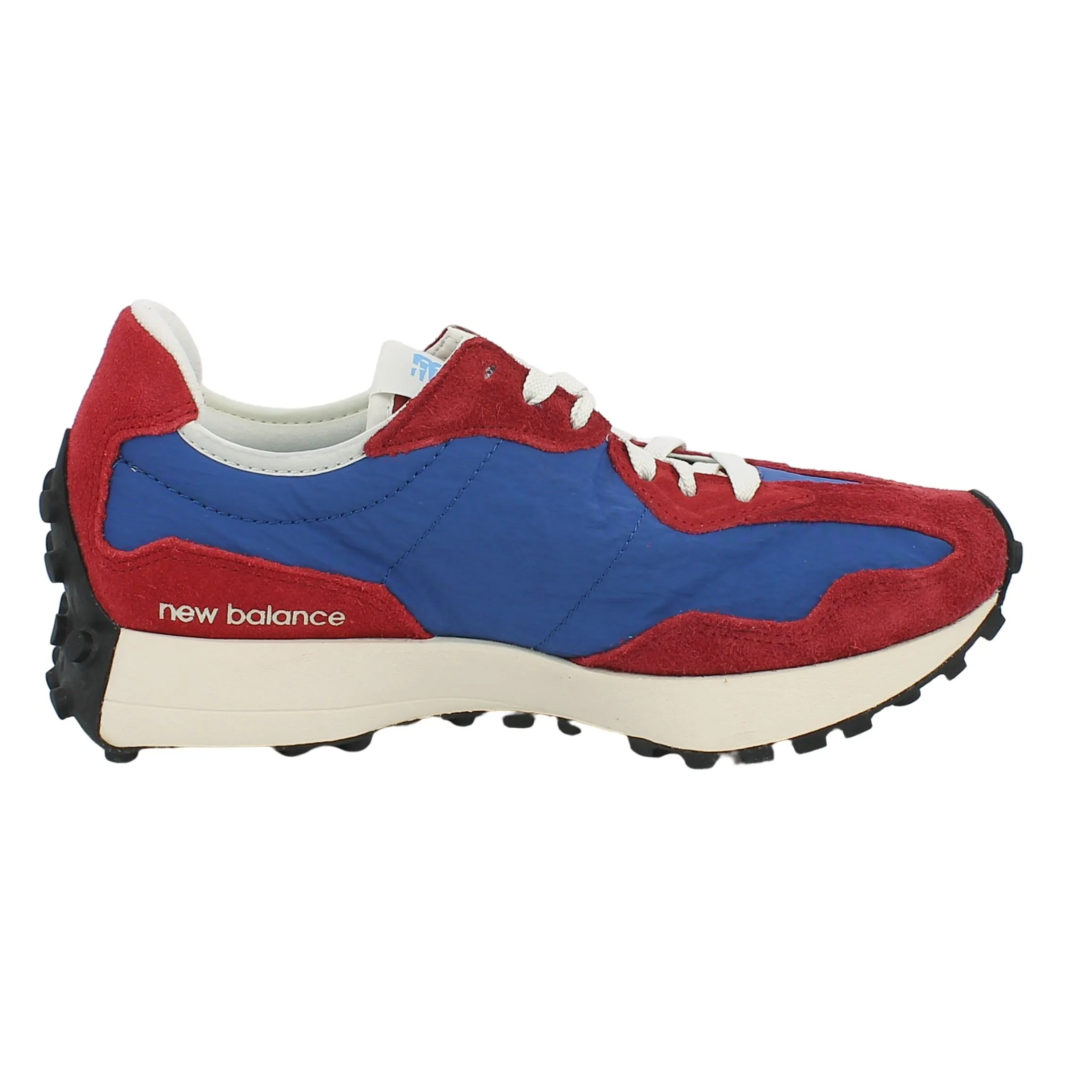 New Balance  Sneaker 327 Vintage Suede Nylon Red Blue 