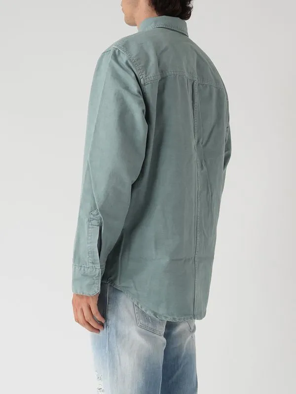 Overshirt uomo Nine in the Morning Liam in cotone Carta Da Zucchero