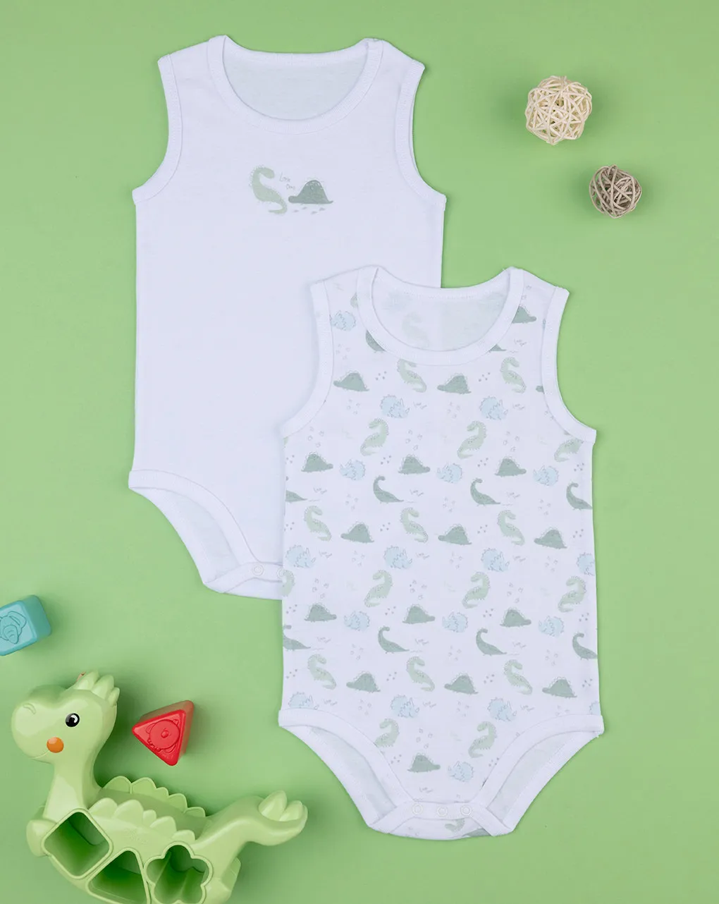            Pack 2 body bimbo cotone        