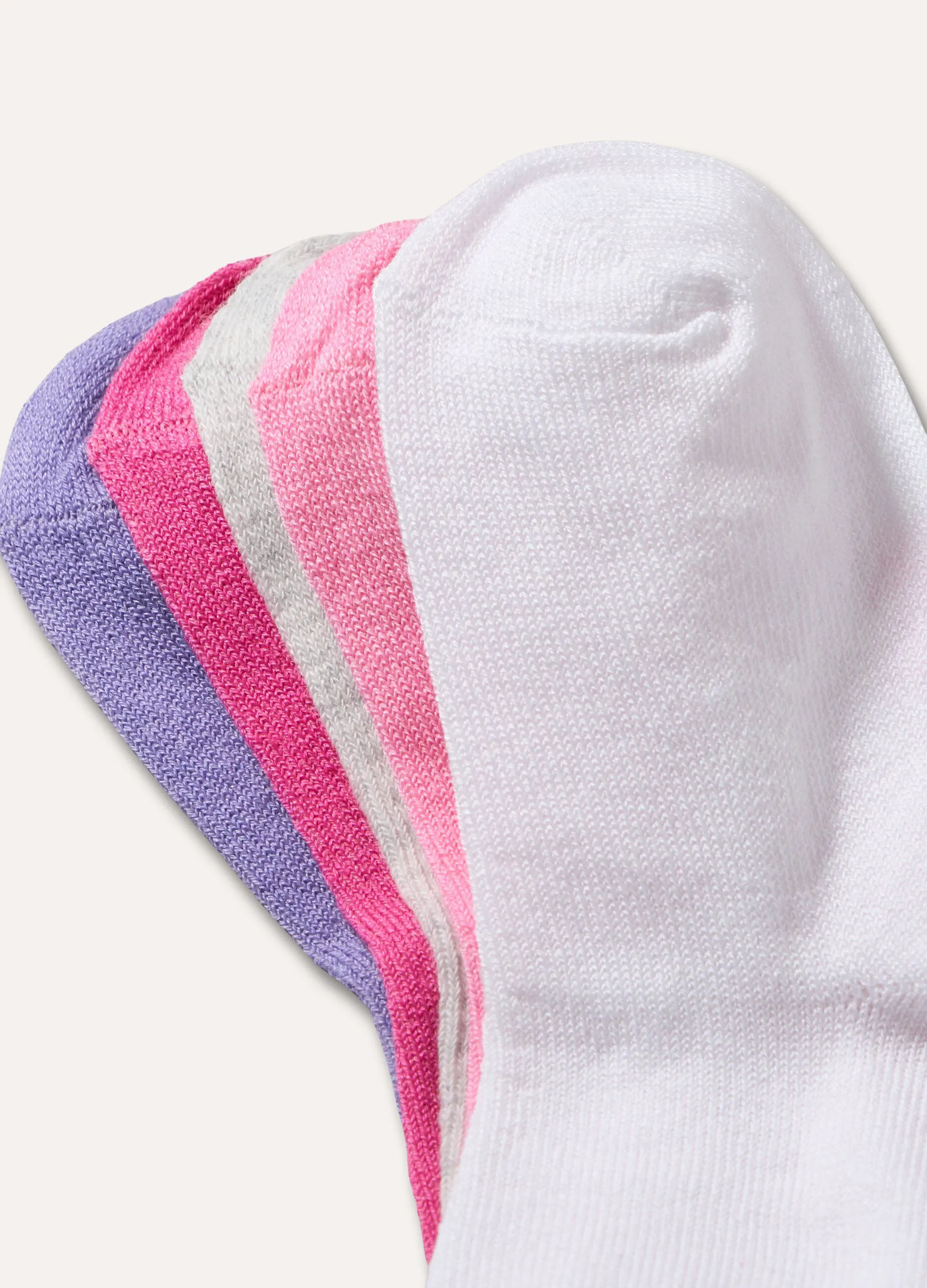 Pack 5 calze corte in cotone stretch