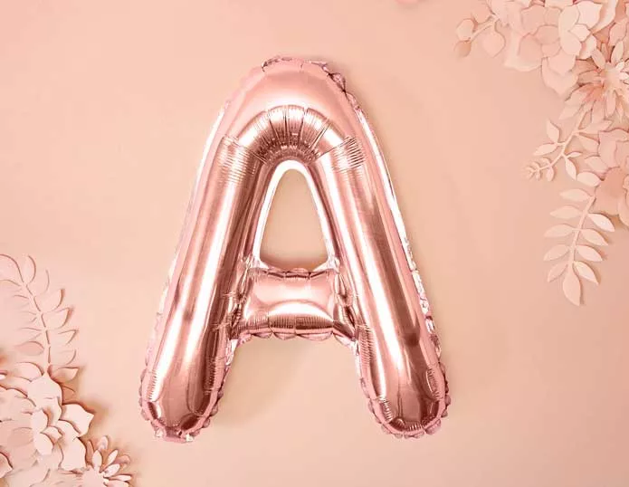 Palloncino A rosa metallizzato 35cm