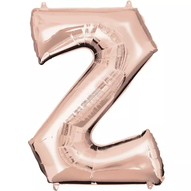 Palloncino in lamina d'oro rosa Z 41 cm
