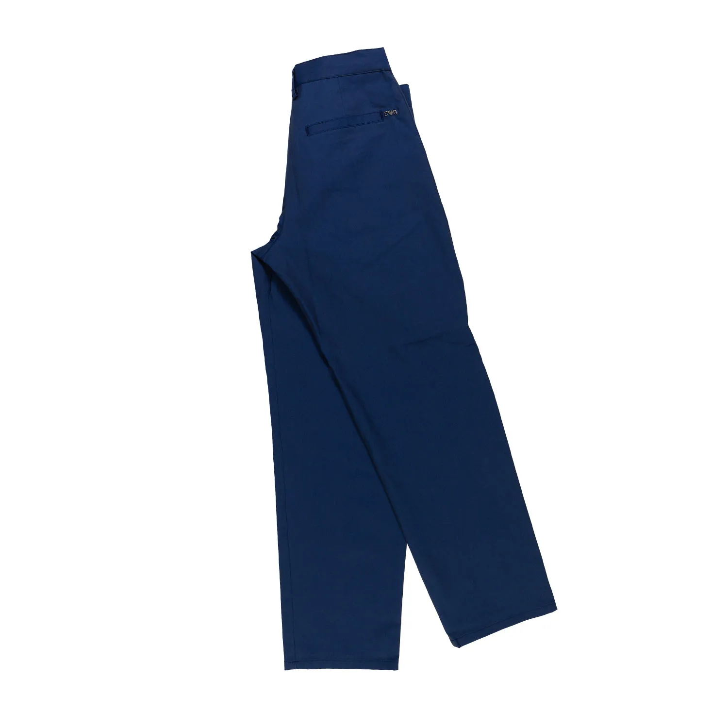 Pantalone Blu Indaco Con Pinces Bambino E Teenager
