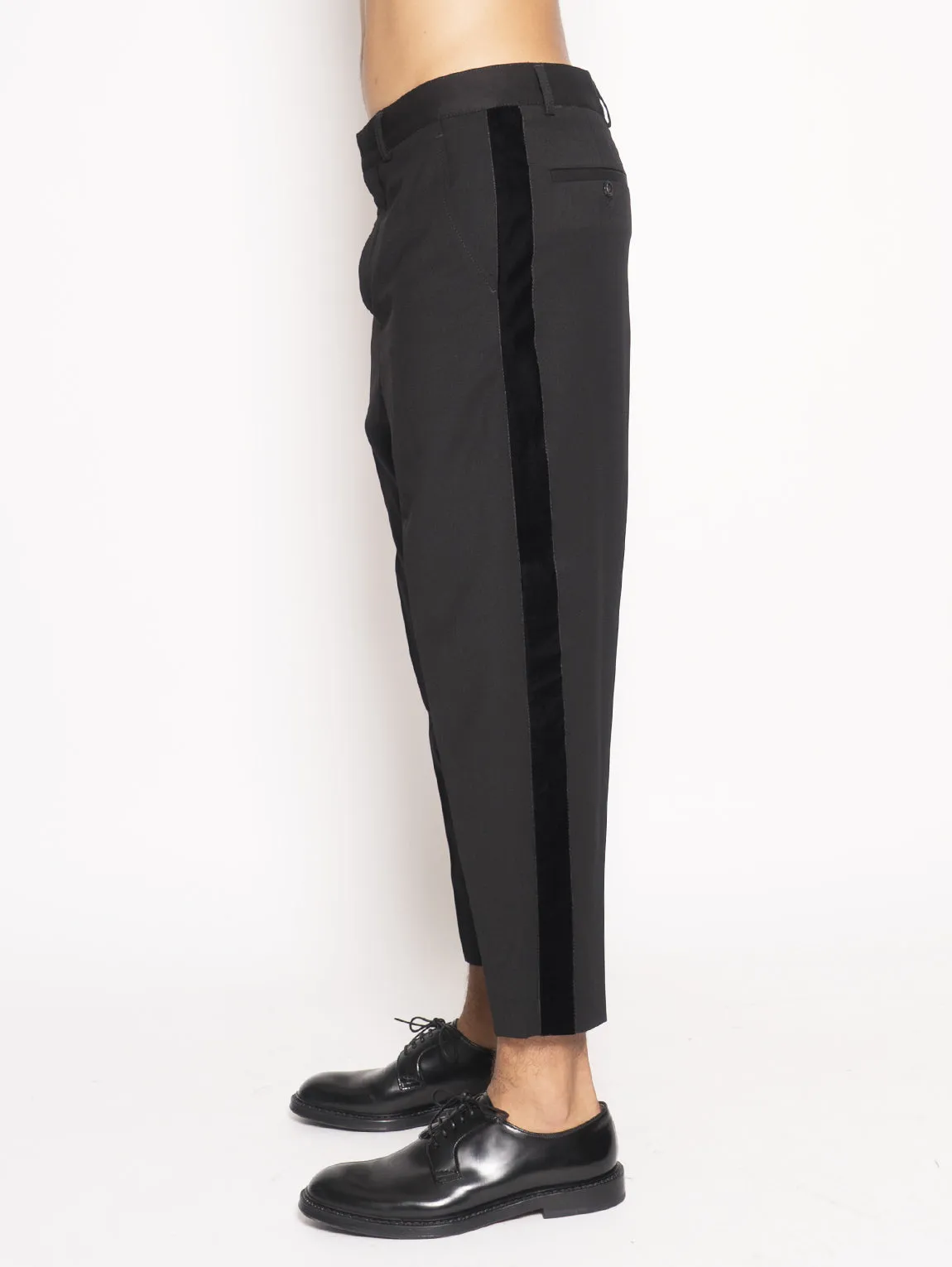 Pantalone Forward con Banda Laterale Nero
