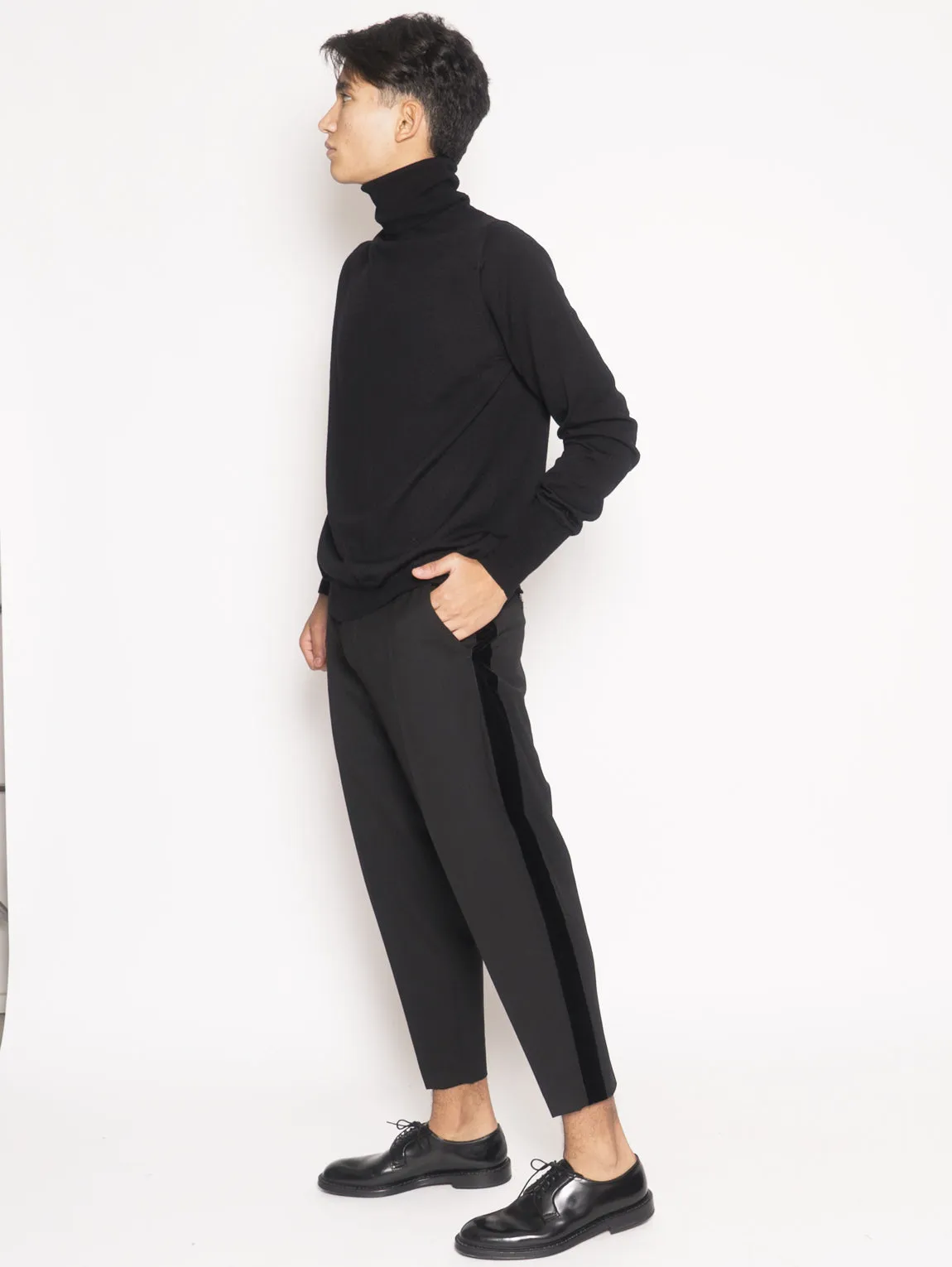 Pantalone Forward con Banda Laterale Nero