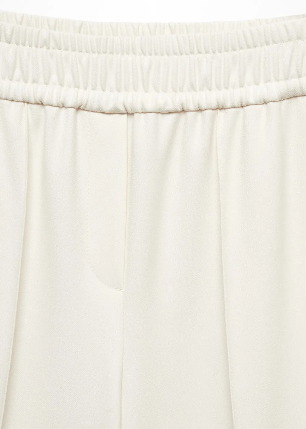 Pantaloni wideleg vita elasticizzata