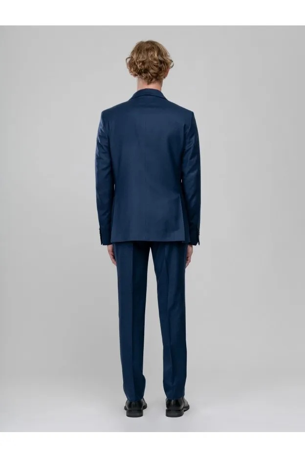   Paoloni     Paoloni Abito Slim Flanella In Lana Stretch    