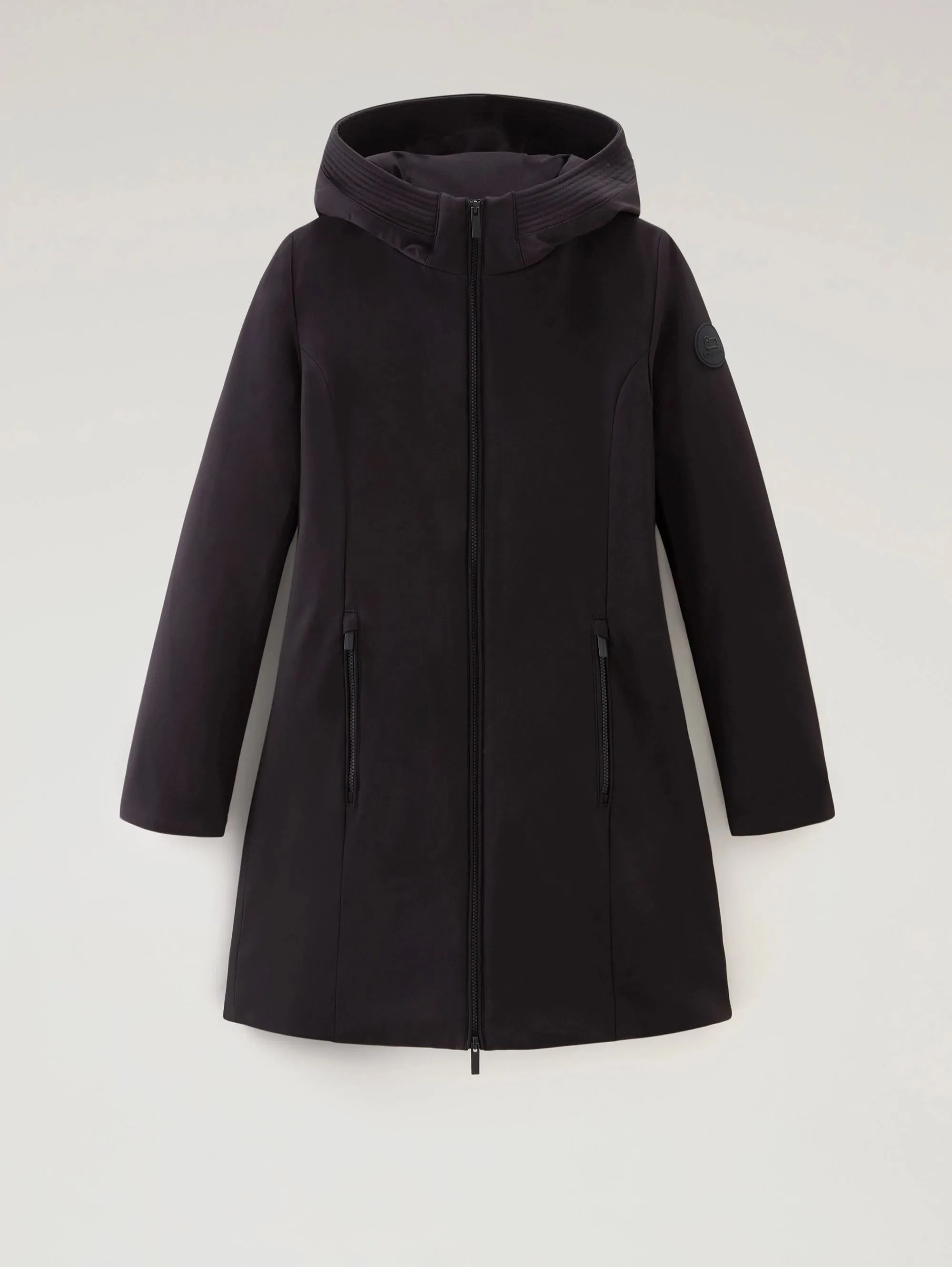 Parka Anti Vento con Cappuccio Firth Nero