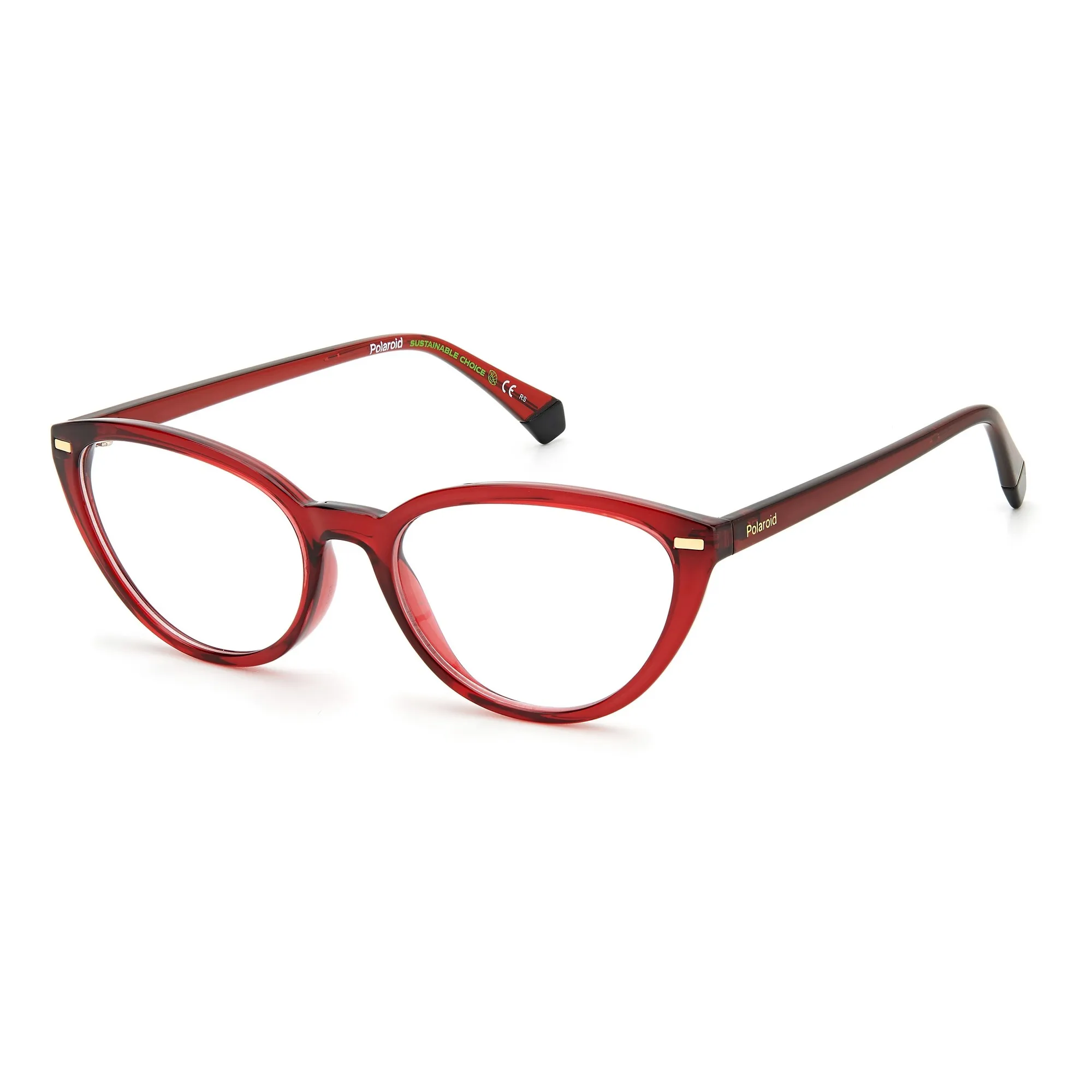   Polaroid PLD D432 - C9A  Rosso | Occhiale Da Vista Donna 