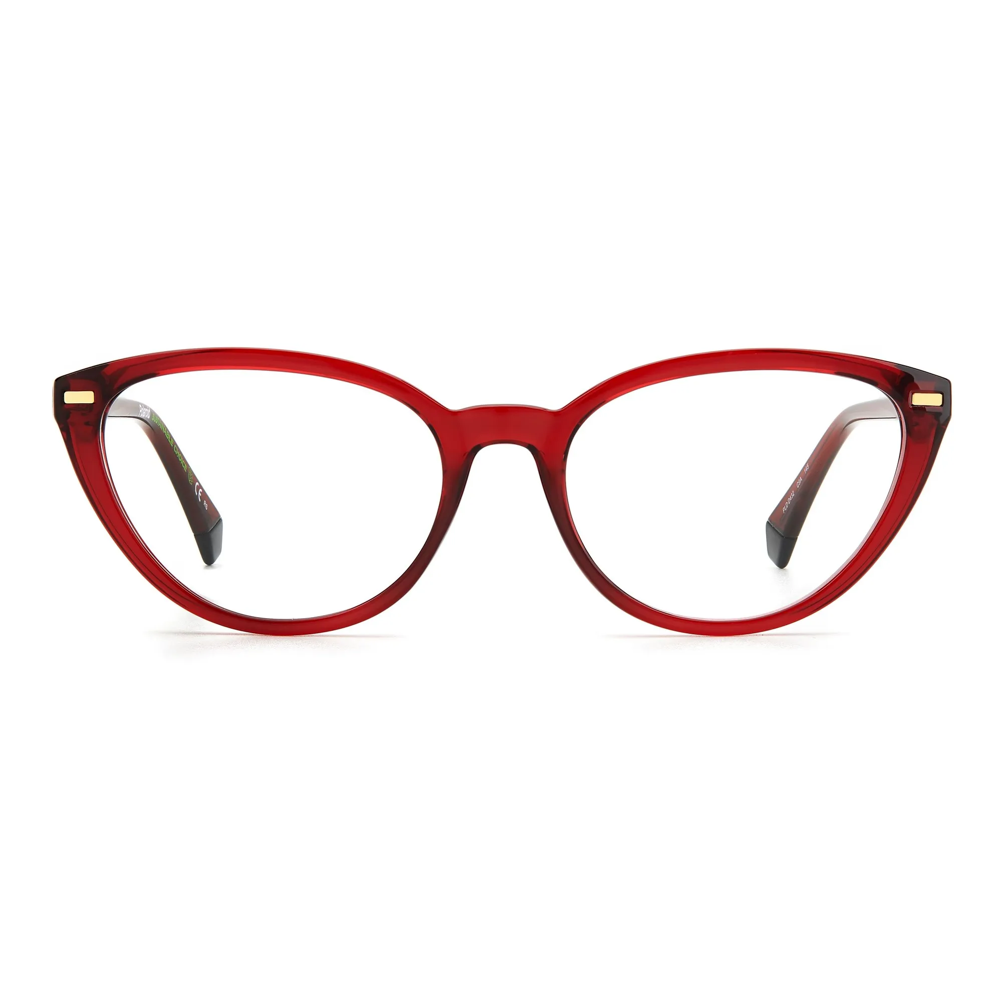   Polaroid PLD D432 - C9A  Rosso | Occhiale Da Vista Donna 