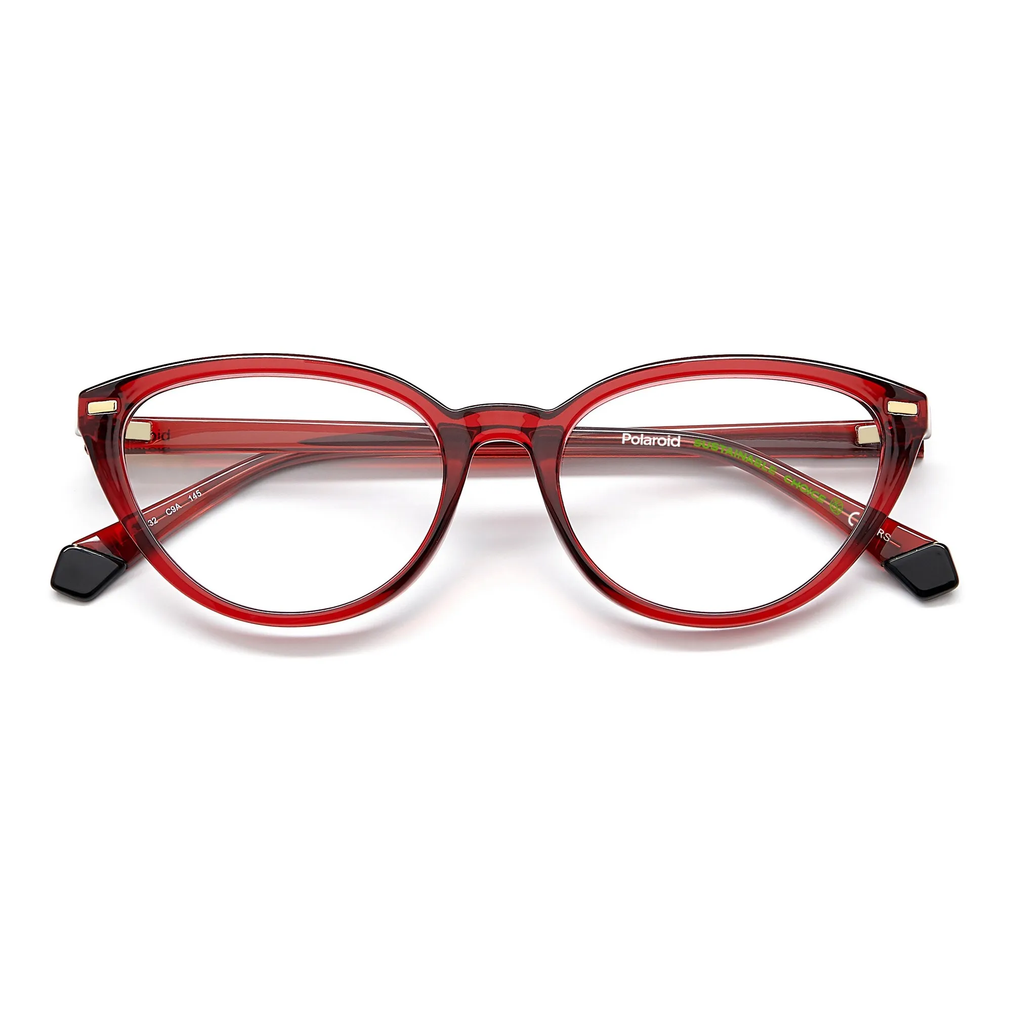   Polaroid PLD D432 - C9A  Rosso | Occhiale Da Vista Donna 